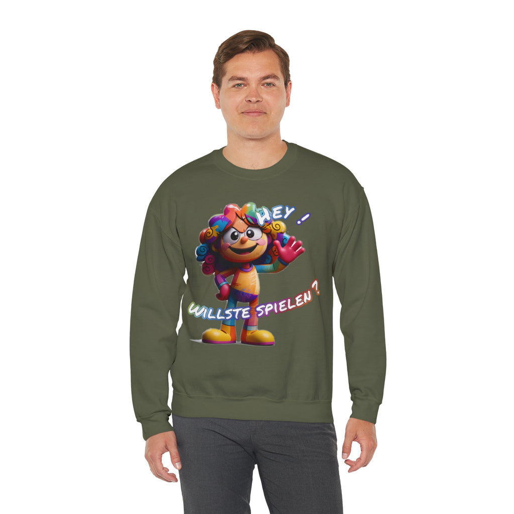 Sweatshirt „Hey! Willste spielen?“ | Humor | Phönix-Potsdam®