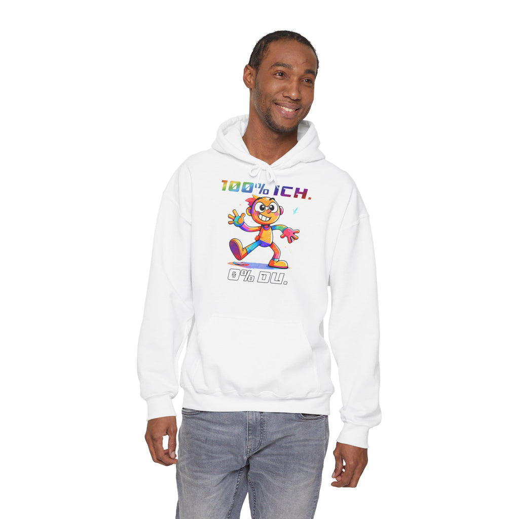 Hoodie „100 % ICH – 0 % DU“ | Humor | Phönix-Potsdam®