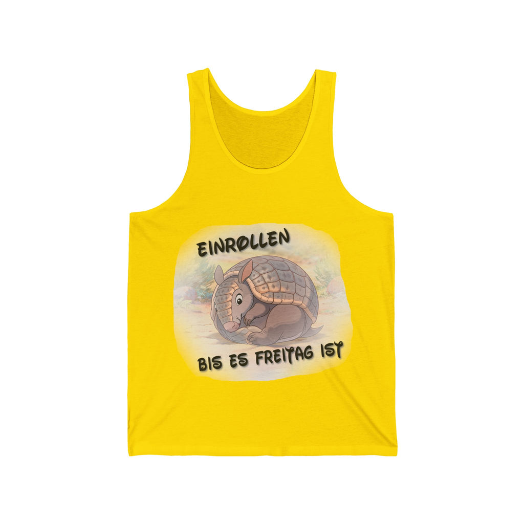 Gürteltier „Einrollen bis es Freitag ist“ Tank Top | Phönix-Potsdam®