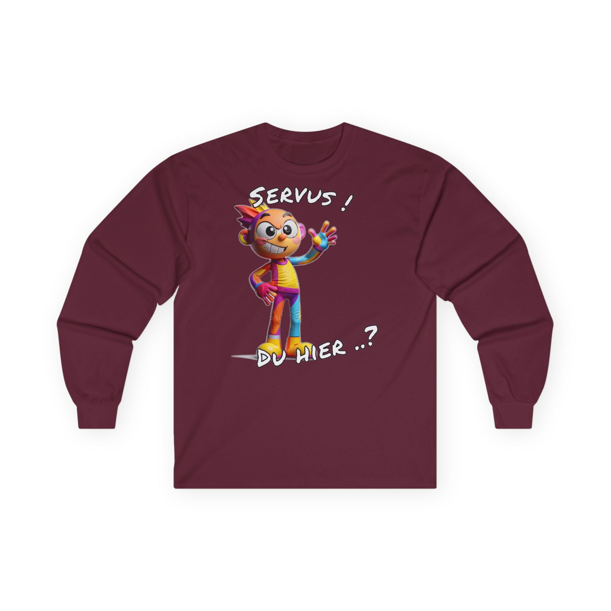 Langarmshirt „Servus! Du hier..?“ | Humor | Phönix-Potsdam®