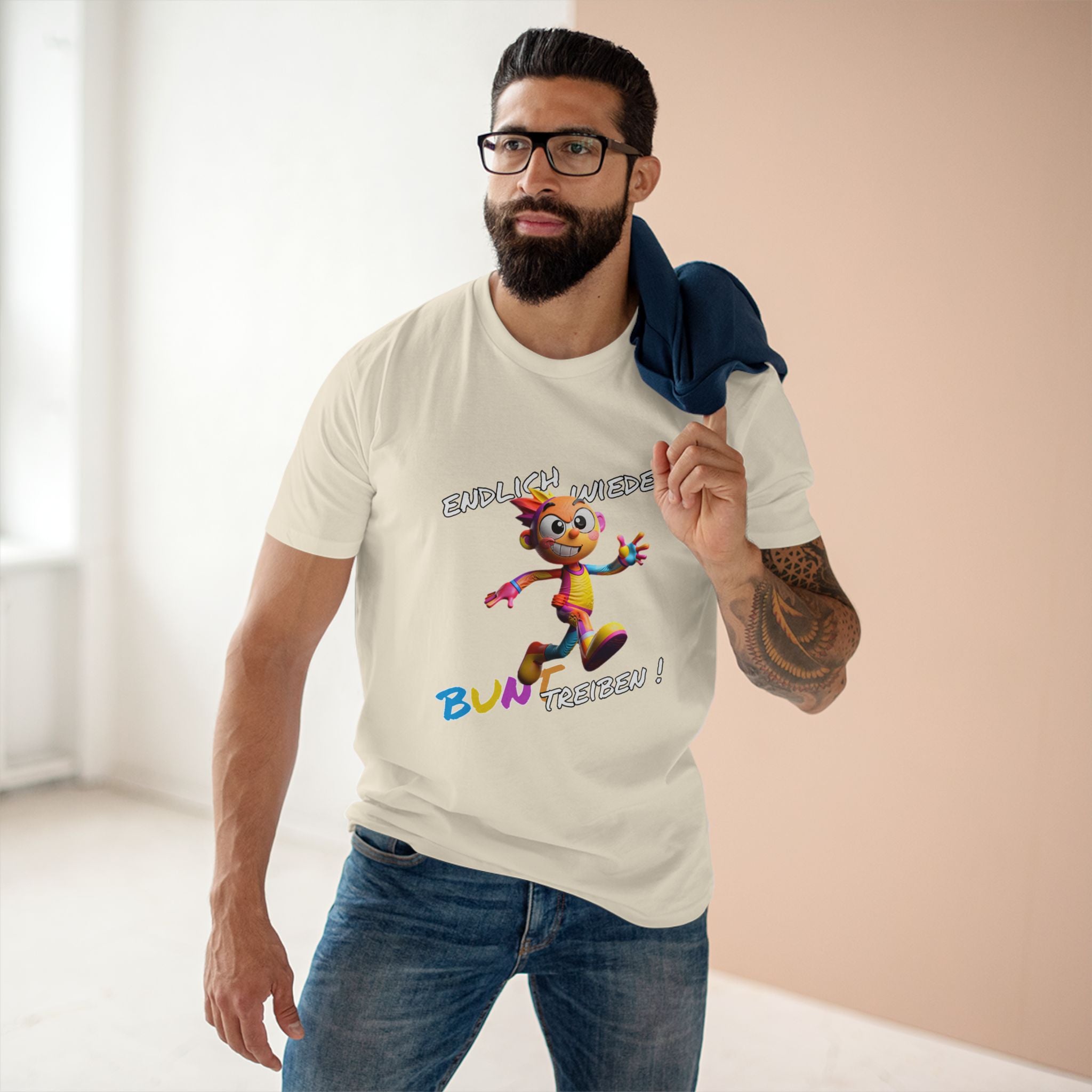 T-Shirt „Endlich wieder BUNT treiben!“ | Humor | Phönix-Potsdam®