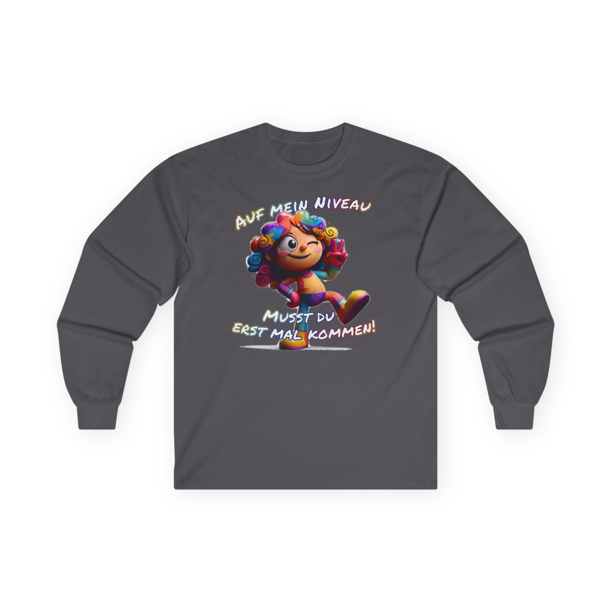 „Auf mein Niveau musst du erst mal kommen!“ Langarmshirt | Humor | Phönix-Potsdam®