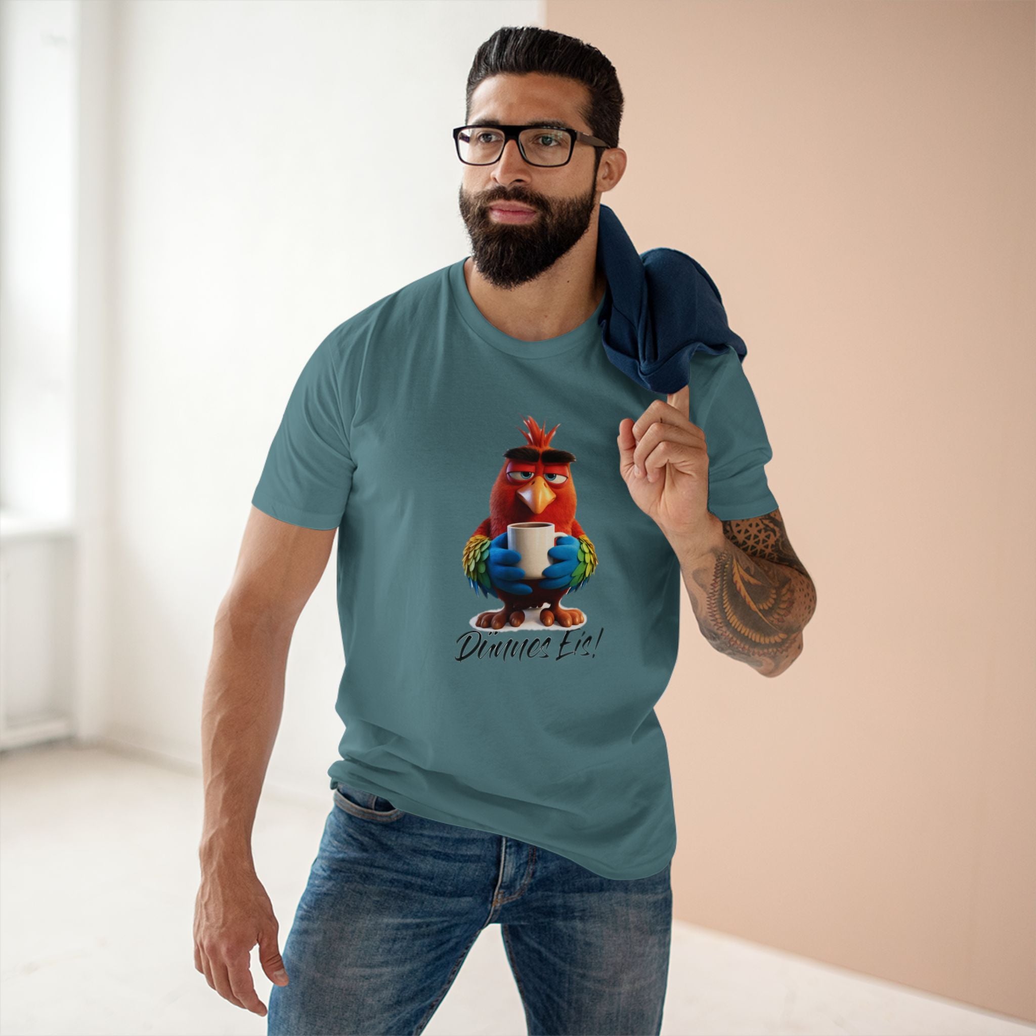 Papagei „Dünnes Eis!“ T-Shirt | Humor | Phönix-Potsdam®