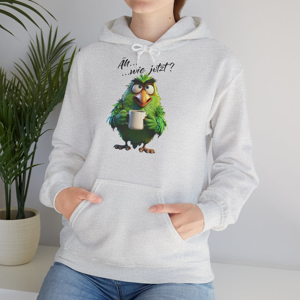 Papagei „Äh...wie jetzt?“ Hoodie | Humor | Phönix-Potsdam®