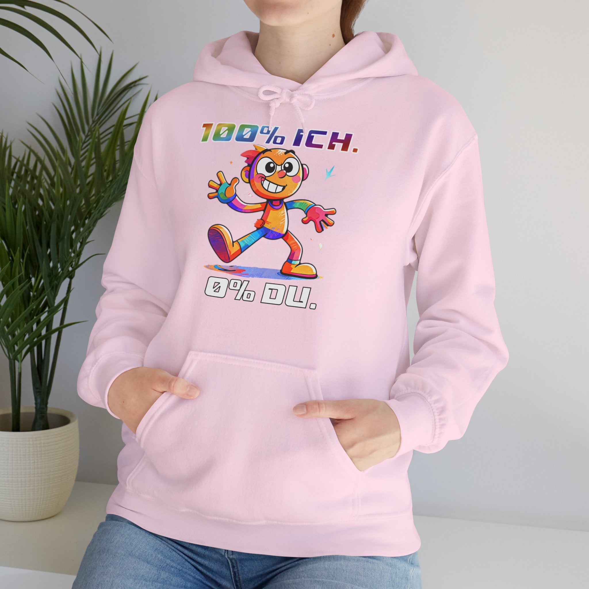Hoodie „100 % ICH – 0 % DU“ | Humor | Phönix-Potsdam®