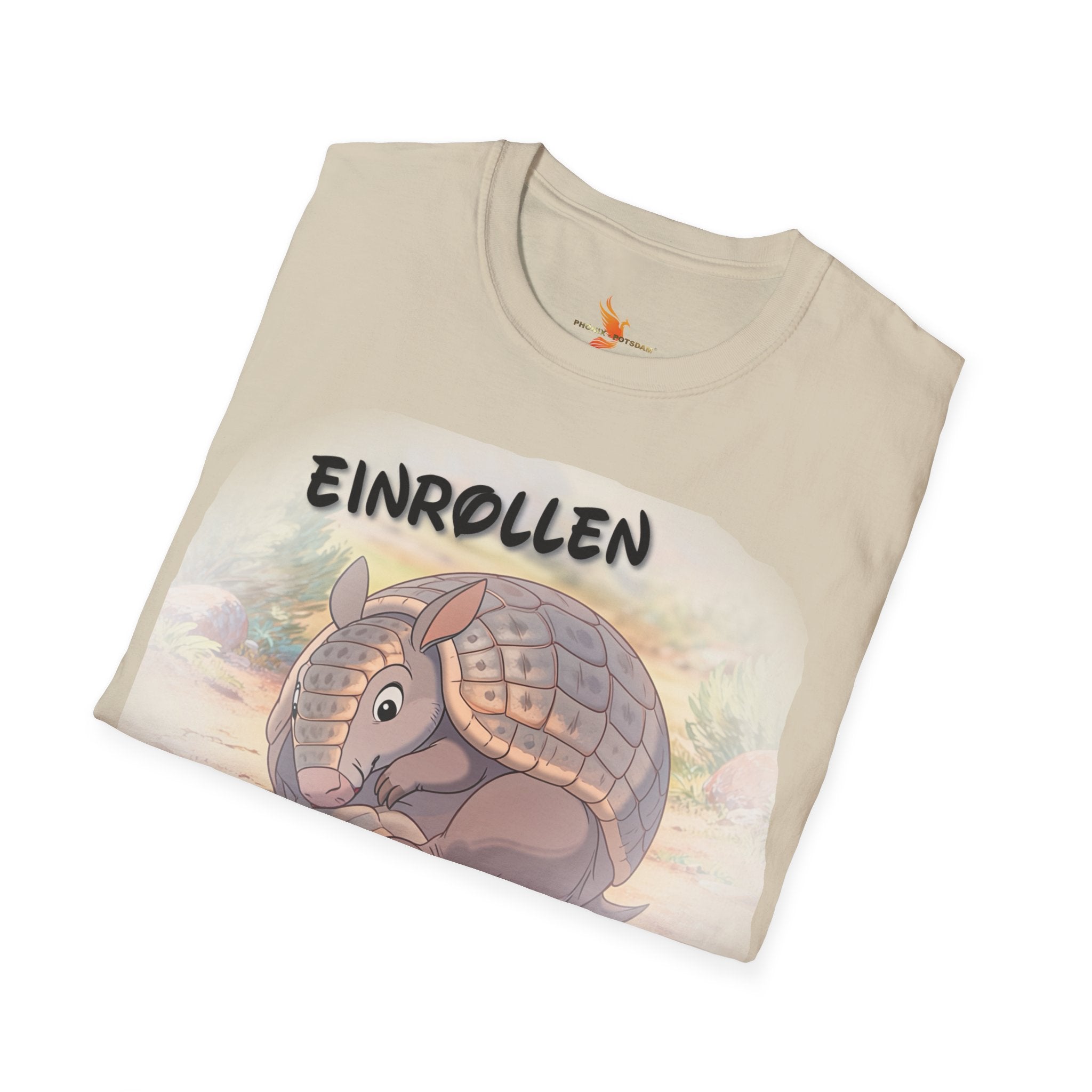 Gürteltier „Einrollen bis es Freitag ist“ T-Shirt | Phönix-Potsdam®