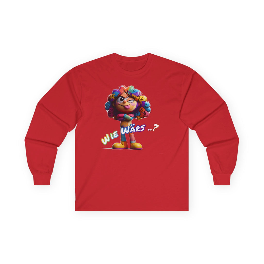 Langarmshirt „Wie wärs .. ?“ | Humor | Phönix-Potsdam®