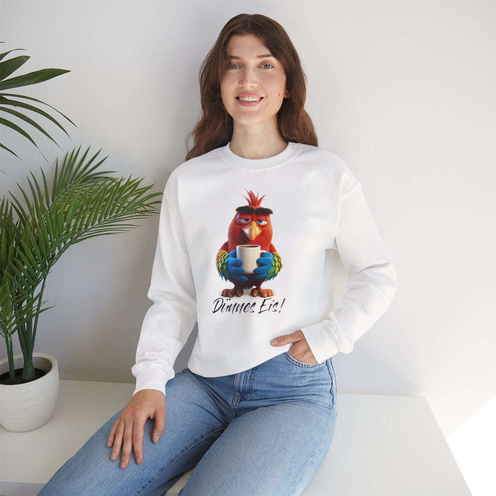 Papagei „Dünnes Eis!“ Sweatshirt | Humor | Phönix-Potsdam®