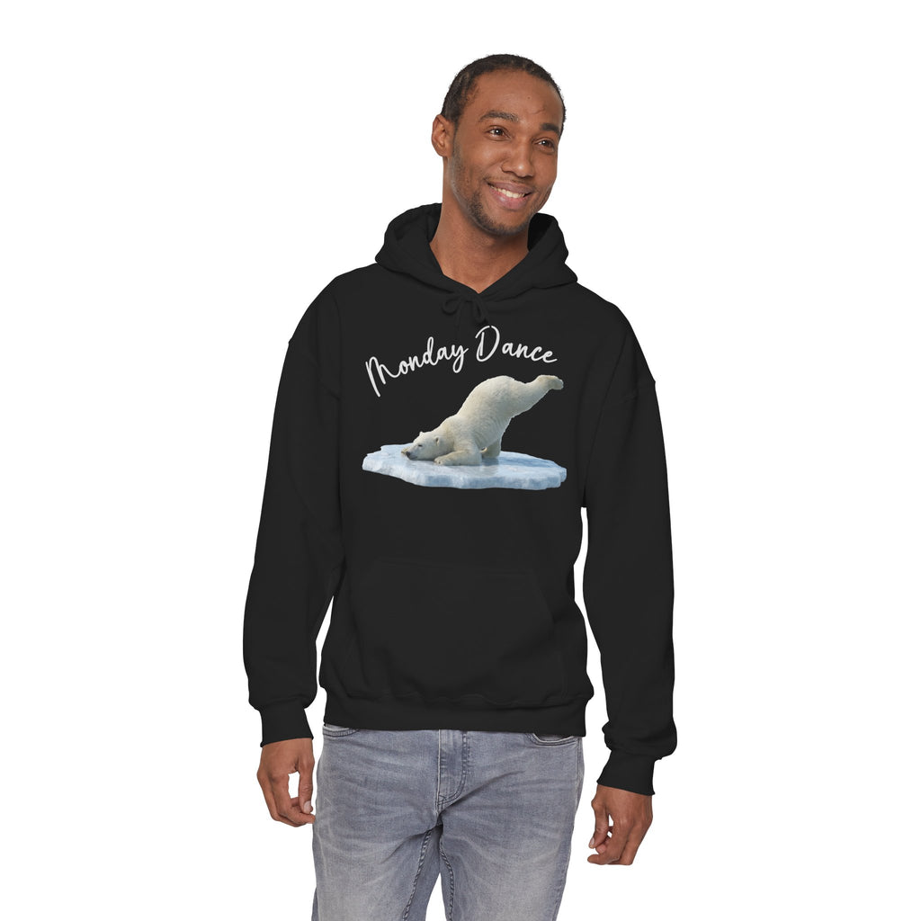 Eisbär „Monday Dance" Hoodie | Karikatur | Phönix-Potsdam®