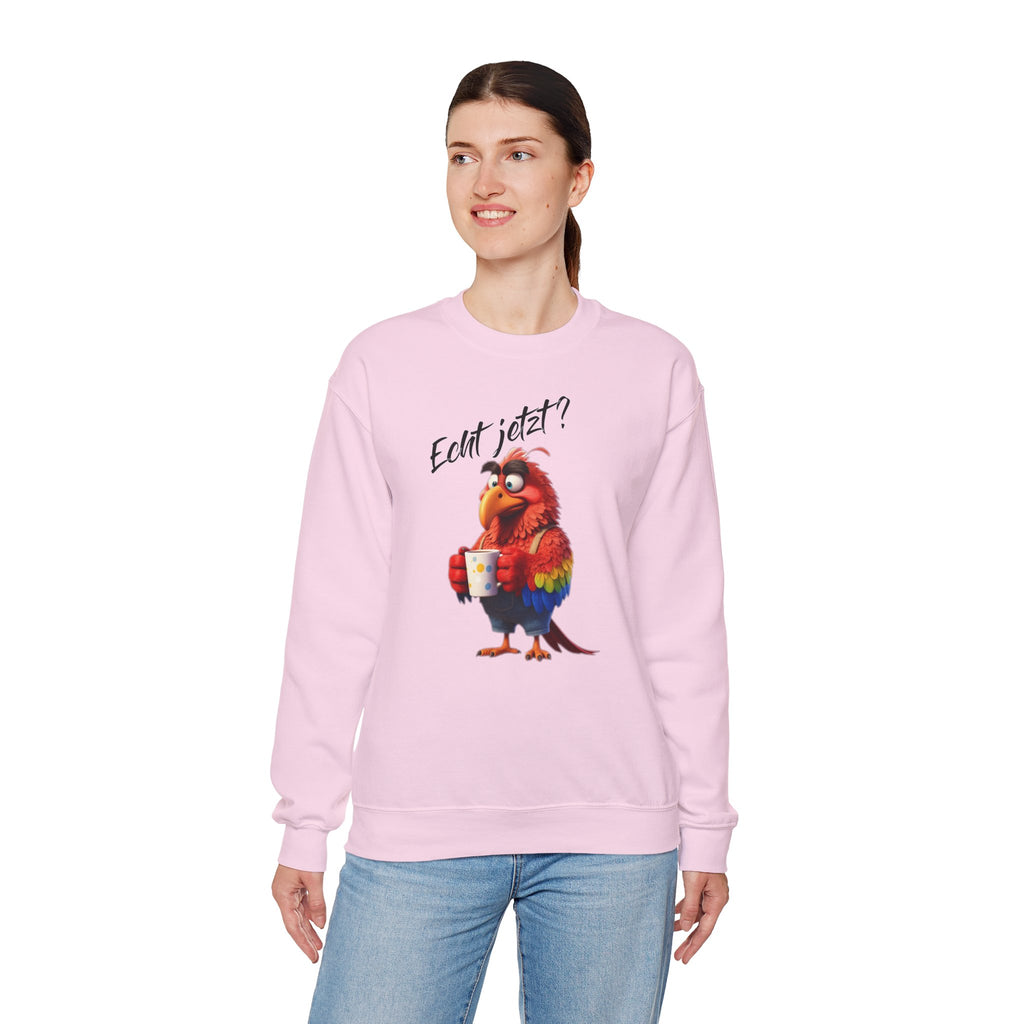 Papagei „Echt jetzt?“ Sweatshirt | Humor | Phönix-Potsdam®