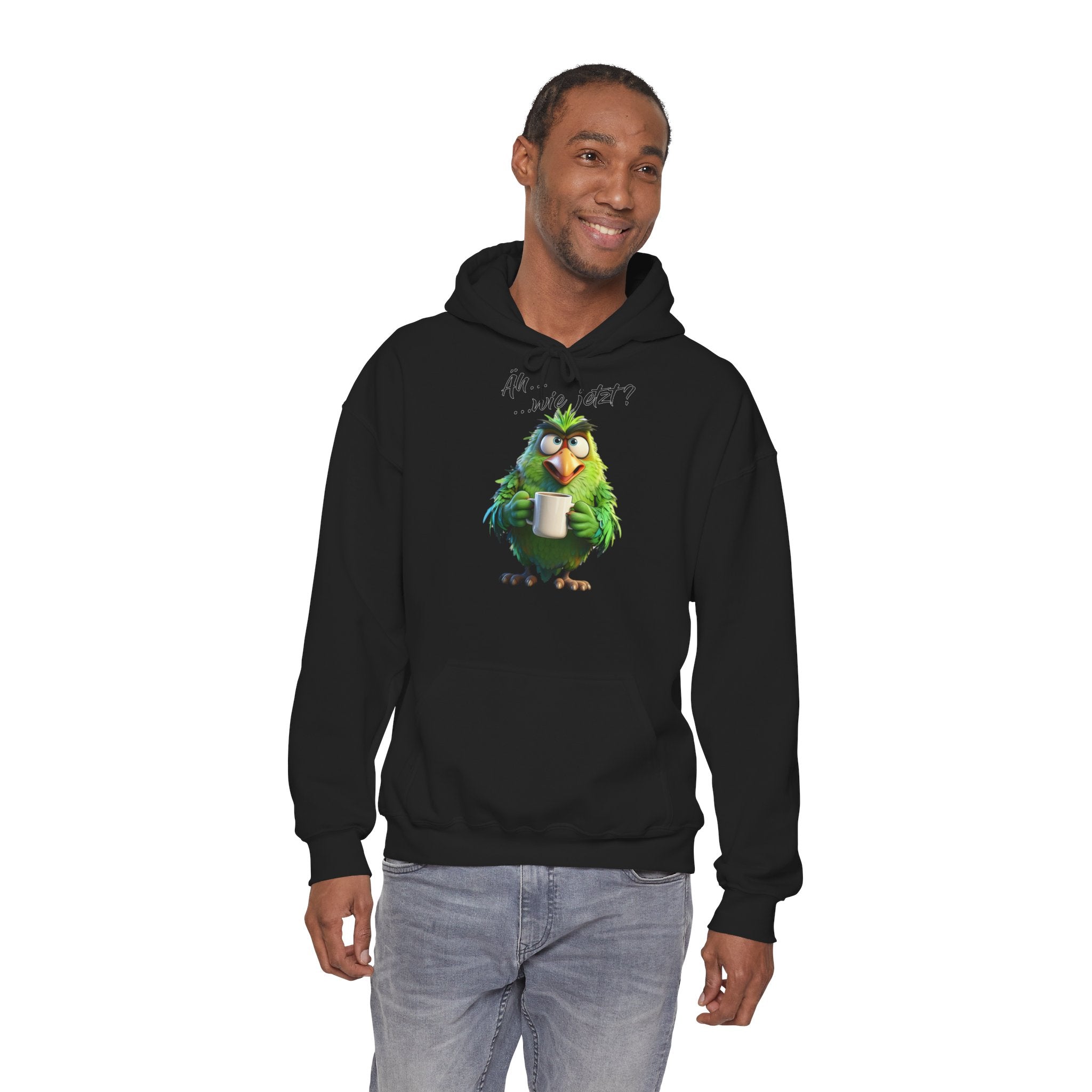 Papagei „Äh...wie jetzt?“ Hoodie | Humor | Phönix-Potsdam®