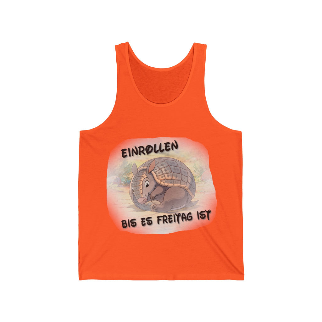 Gürteltier „Einrollen bis es Freitag ist“ Tank Top | Phönix-Potsdam®