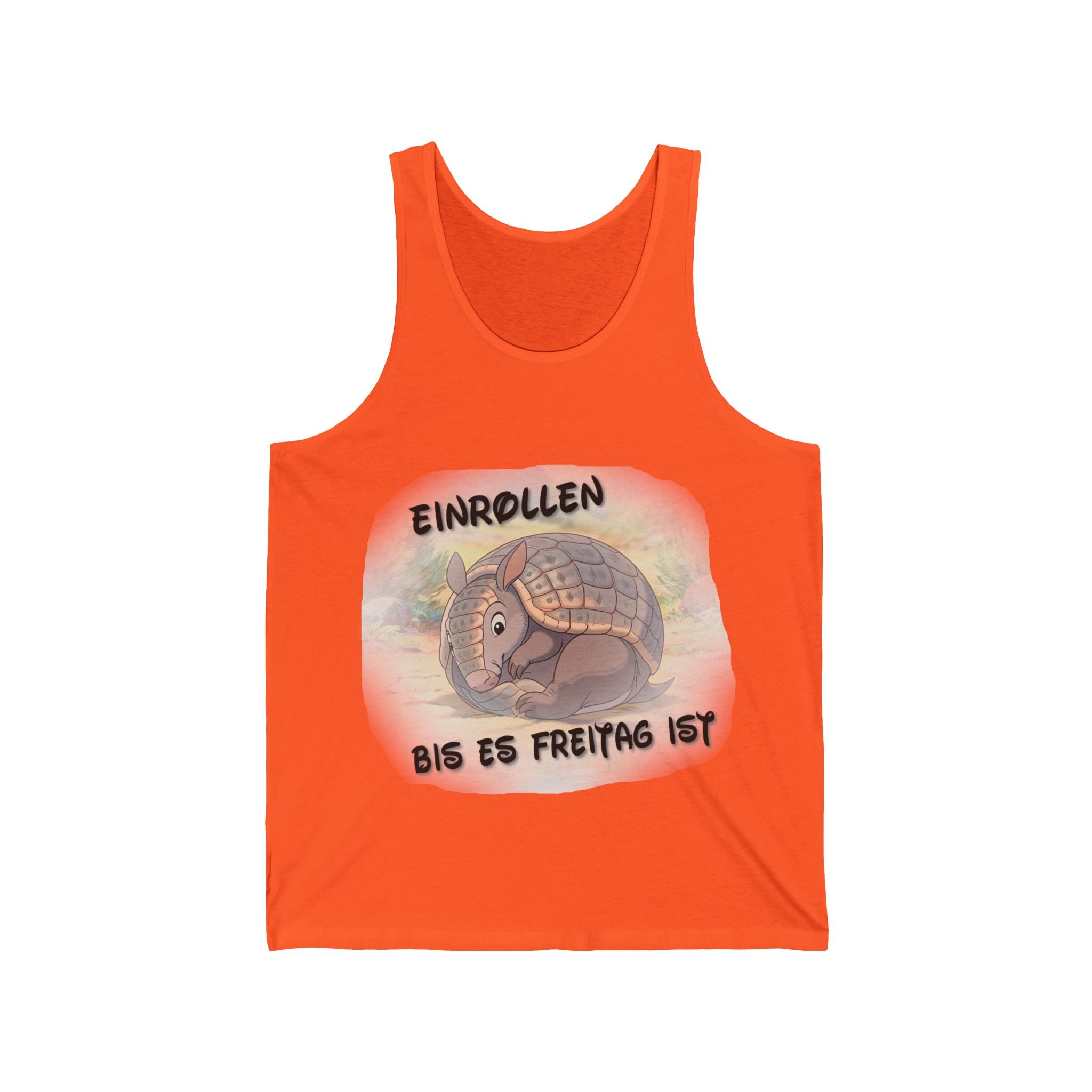 Gürteltier „Einrollen bis es Freitag ist“ Tank Top | Phönix-Potsdam®