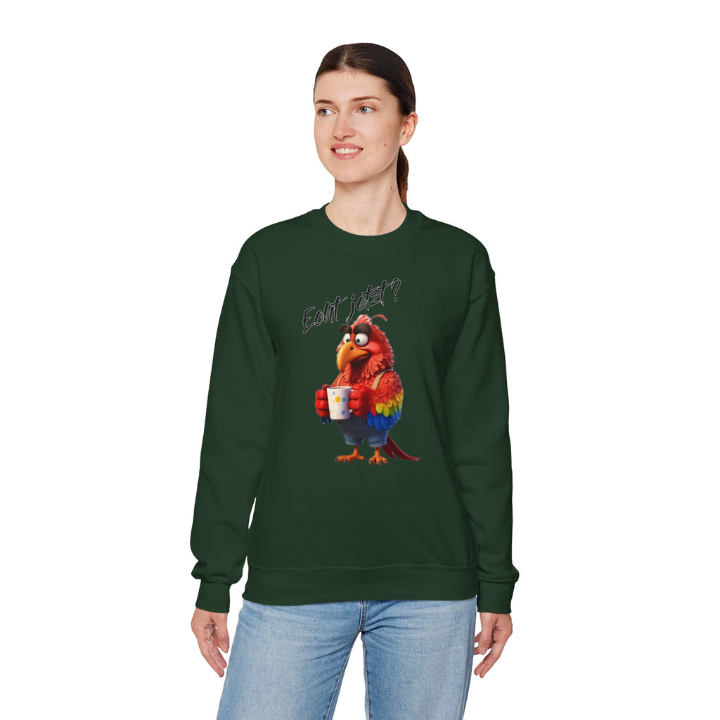 Papagei „Echt jetzt?“ Sweatshirt | Humor | Phönix-Potsdam®