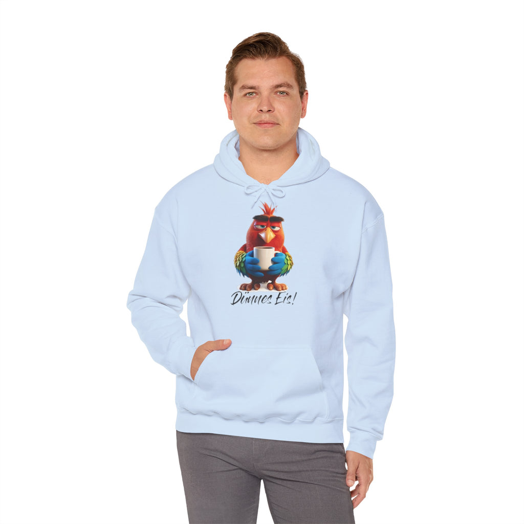 Papagei „Dünnes Eis!“ Hoodie | Humor | Phönix-Potsdam®