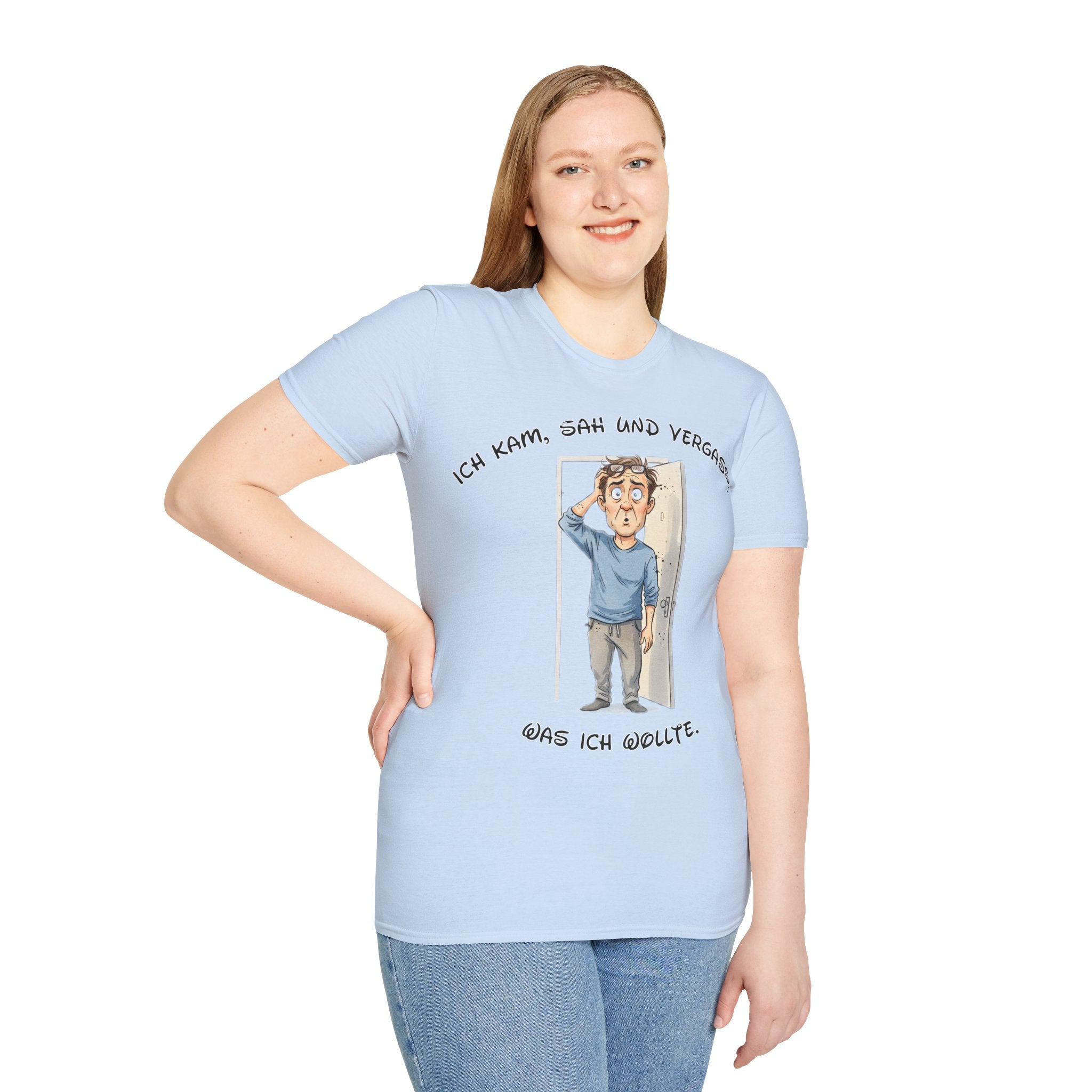 Ich kam, sah und vergaß T-Shirt | Karikatur | Phönix-Potsdam®