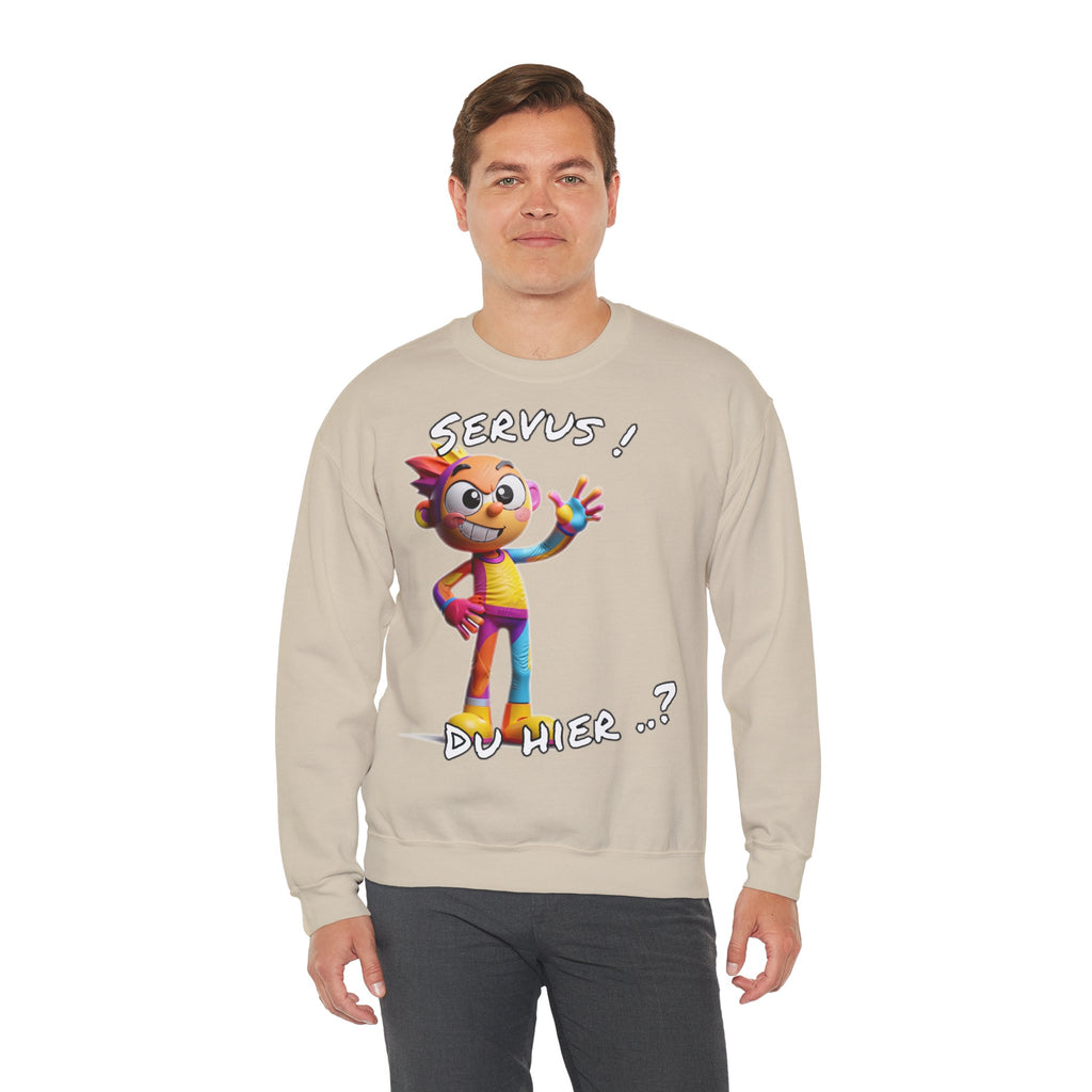 Sweatshirt „Servus! Du hier..?“ | Humor | Phönix-Potsdam®