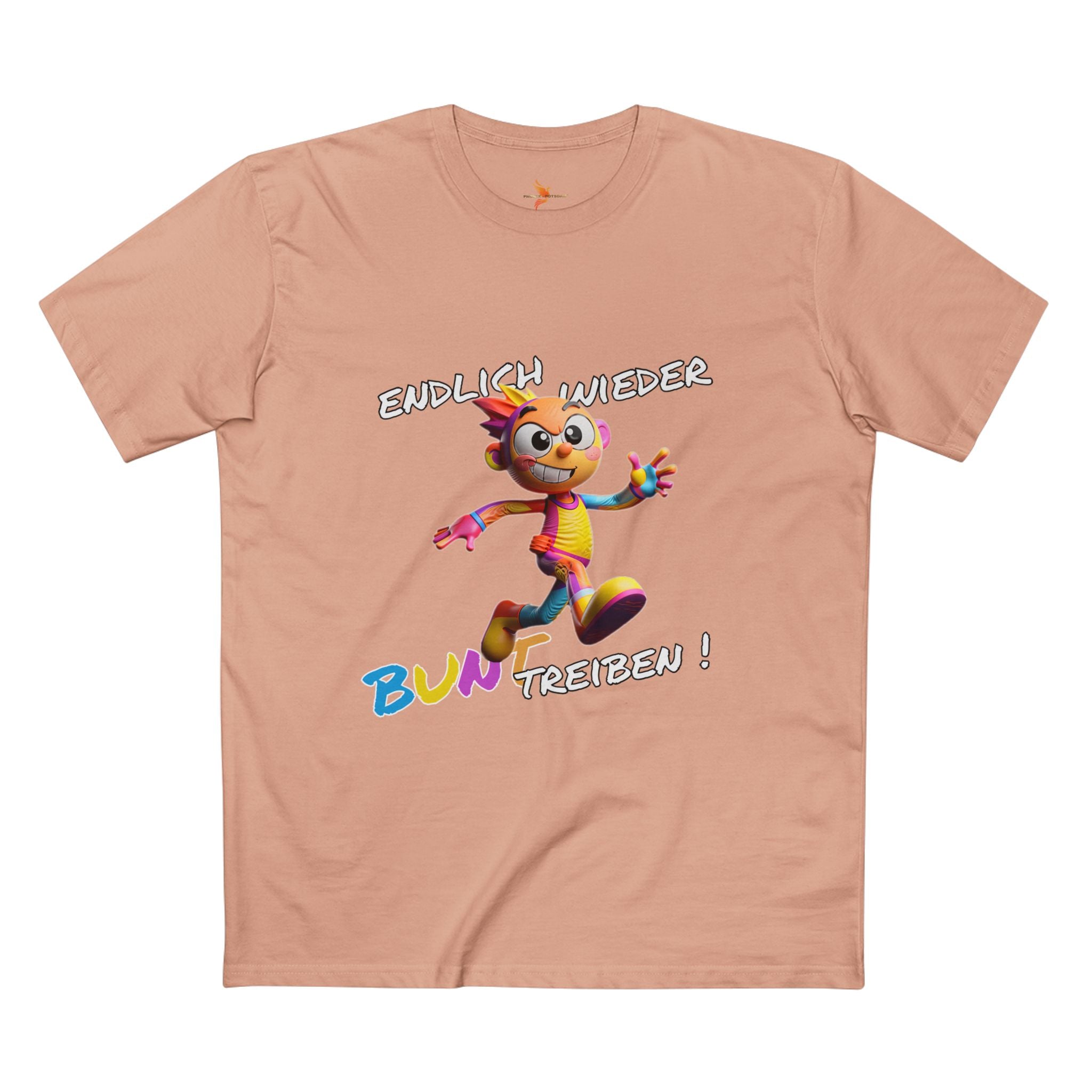 T-Shirt „Endlich wieder BUNT treiben!“ | Humor | Phönix-Potsdam®