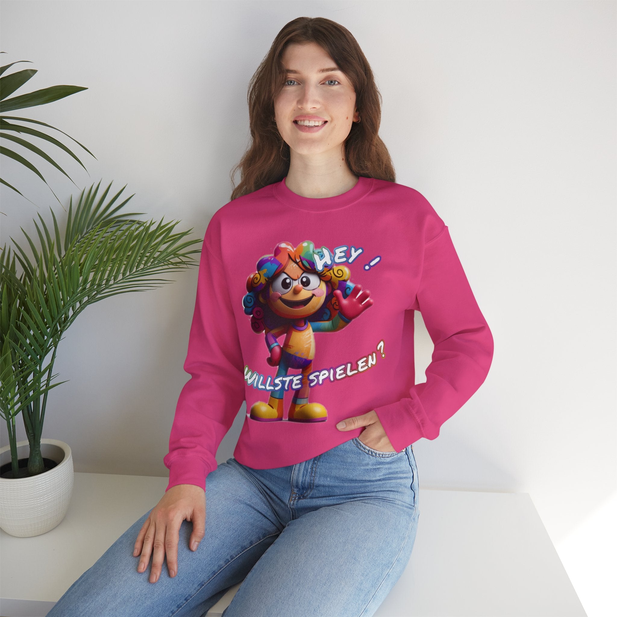 Sweatshirt „Hey! Willste spielen?“ | Humor | Phönix-Potsdam®