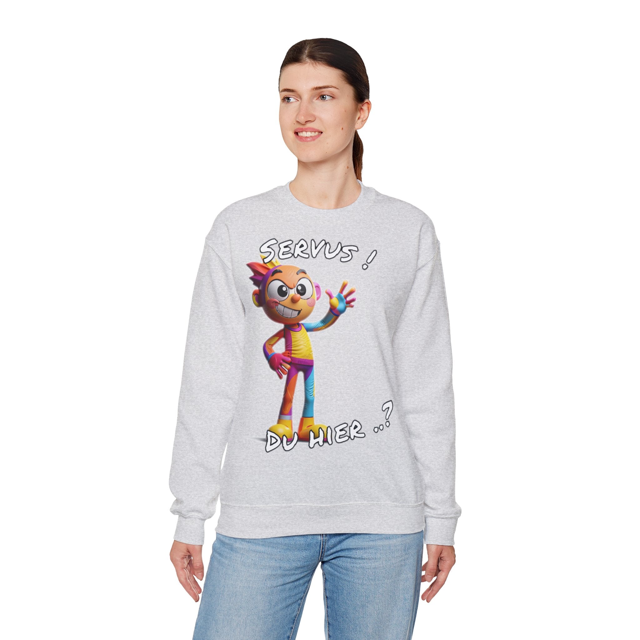 Sweatshirt „Servus! Du hier..?“ | Humor | Phönix-Potsdam®