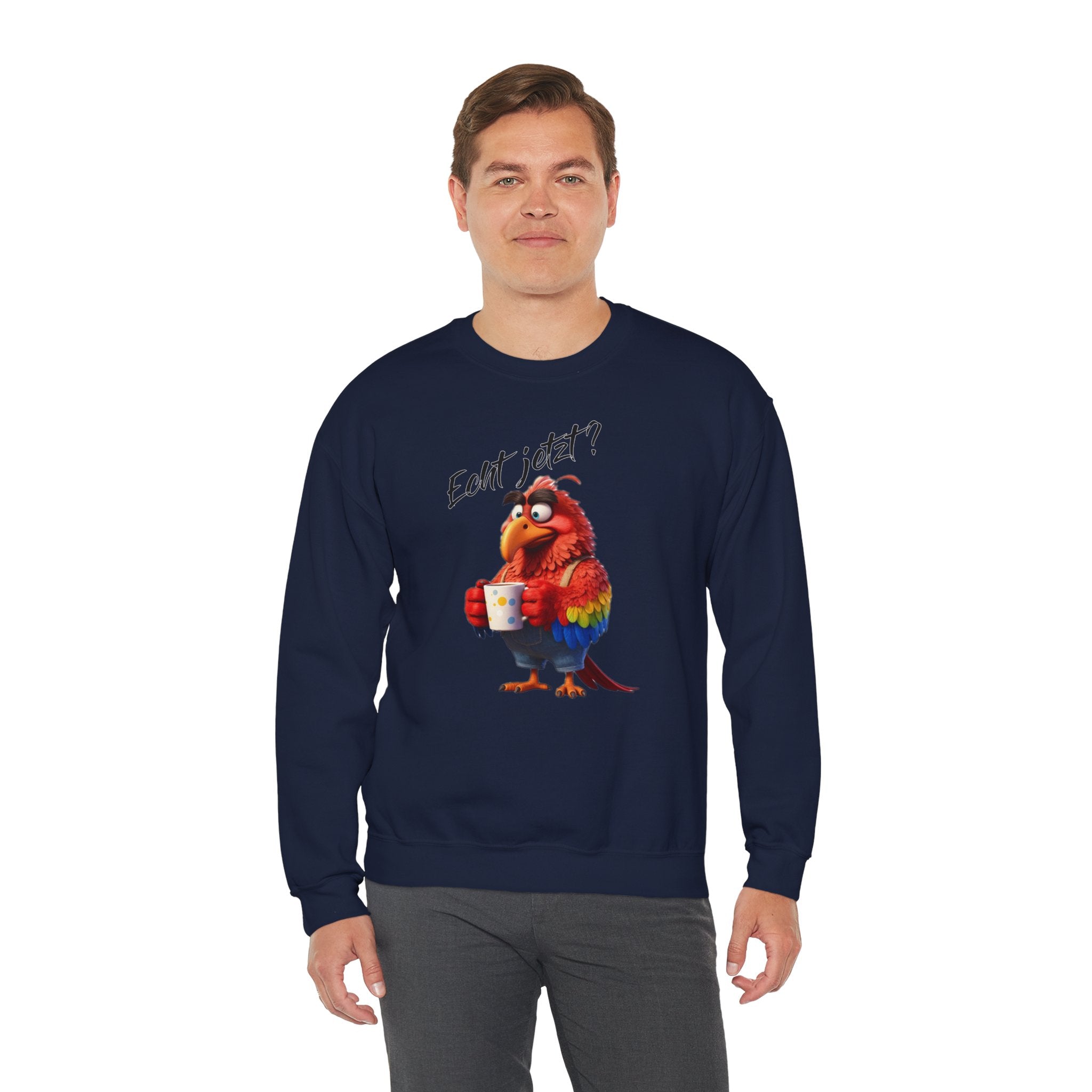 Papagei „Echt jetzt?“ Sweatshirt | Humor | Phönix-Potsdam®