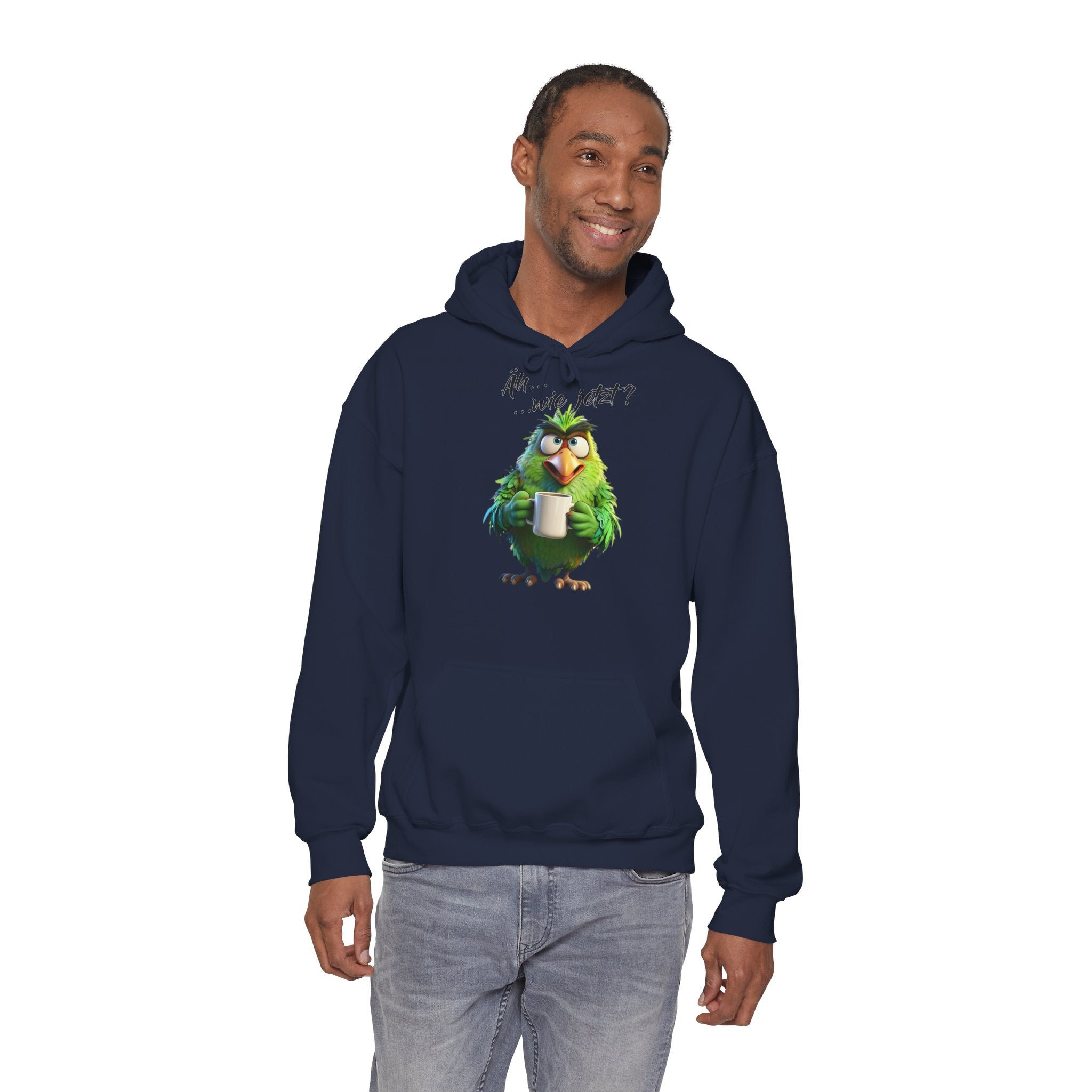 Papagei „Äh...wie jetzt?“ Hoodie | Humor | Phönix-Potsdam®