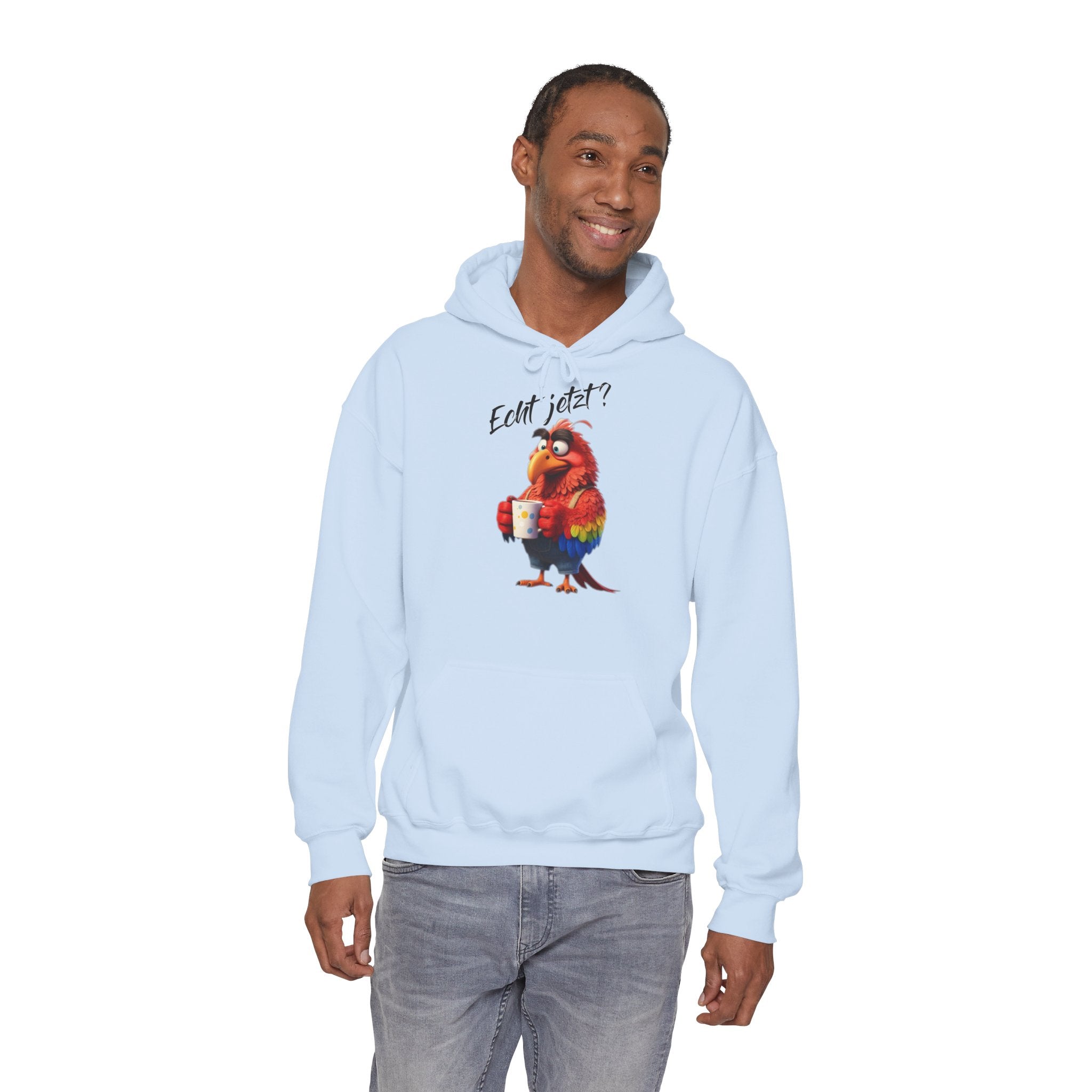 Papagei „Echt jetzt?“ Hoodie | Humor | Phönix-Potsdam®