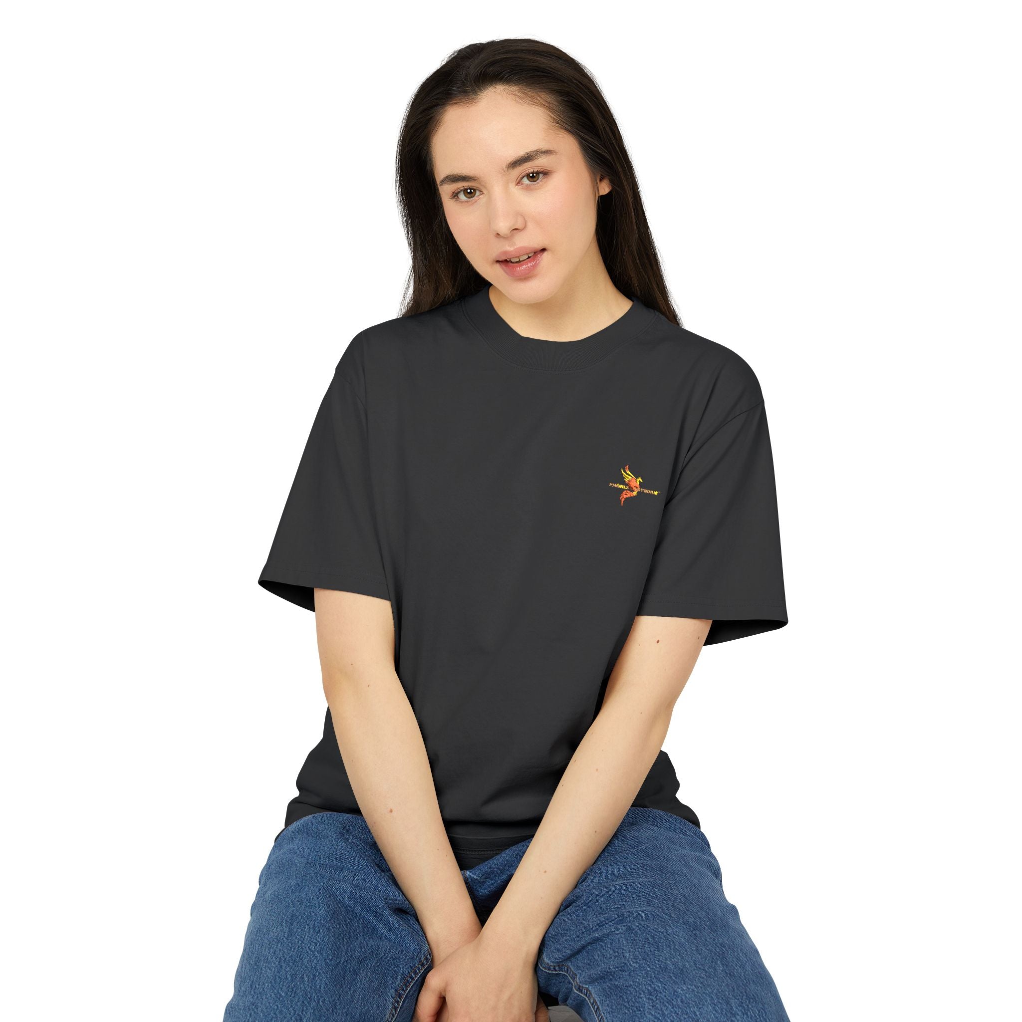 T-Shirt | Heavyweight Vintage | Gestickt | Phönix-Potsdam®