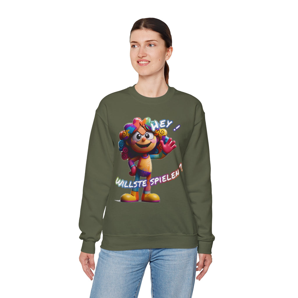 Sweatshirt „Hey! Willste spielen?“ | Humor | Phönix-Potsdam®