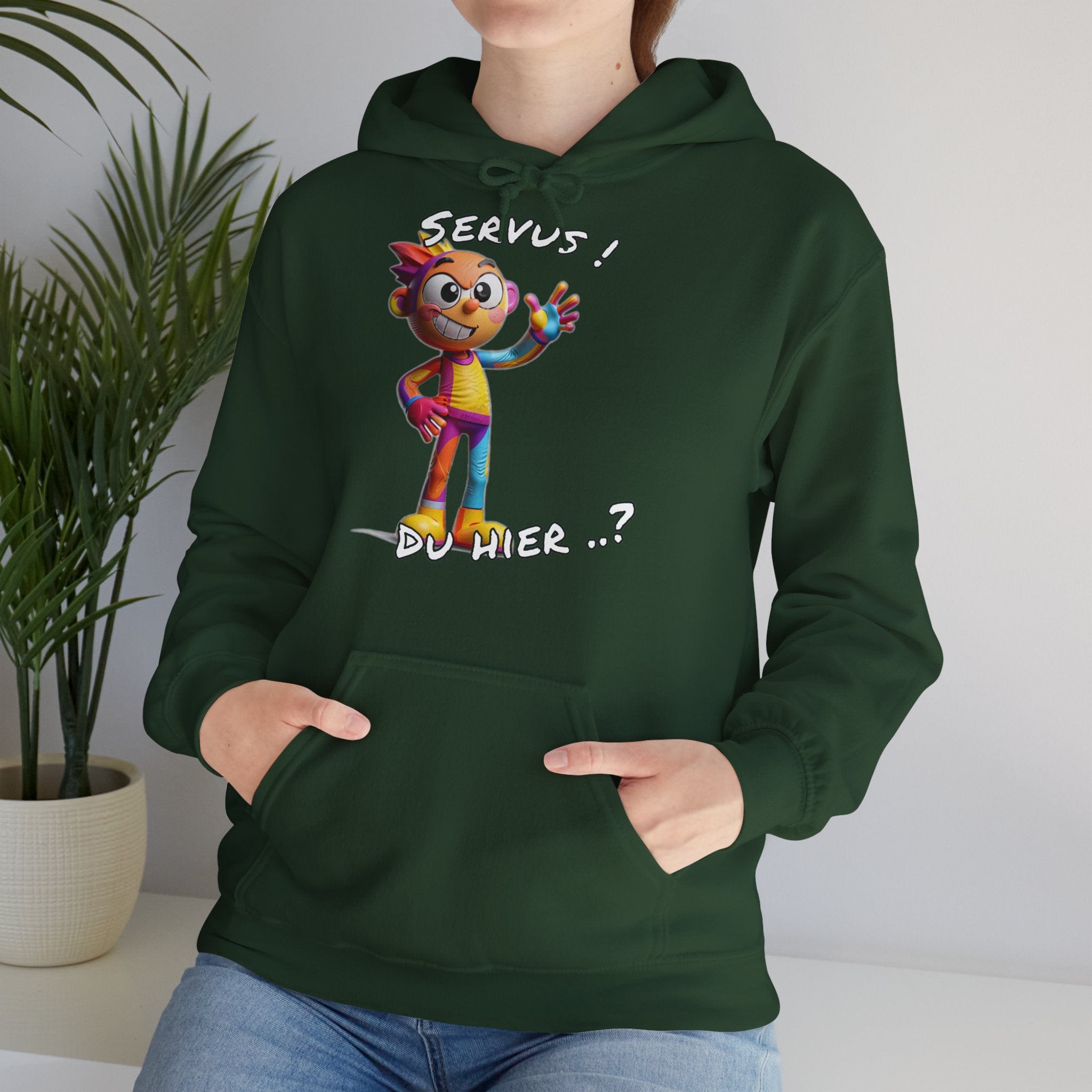 Hoodie „Servus! Du hier..?“ | Humor | Phönix-Potsdam®