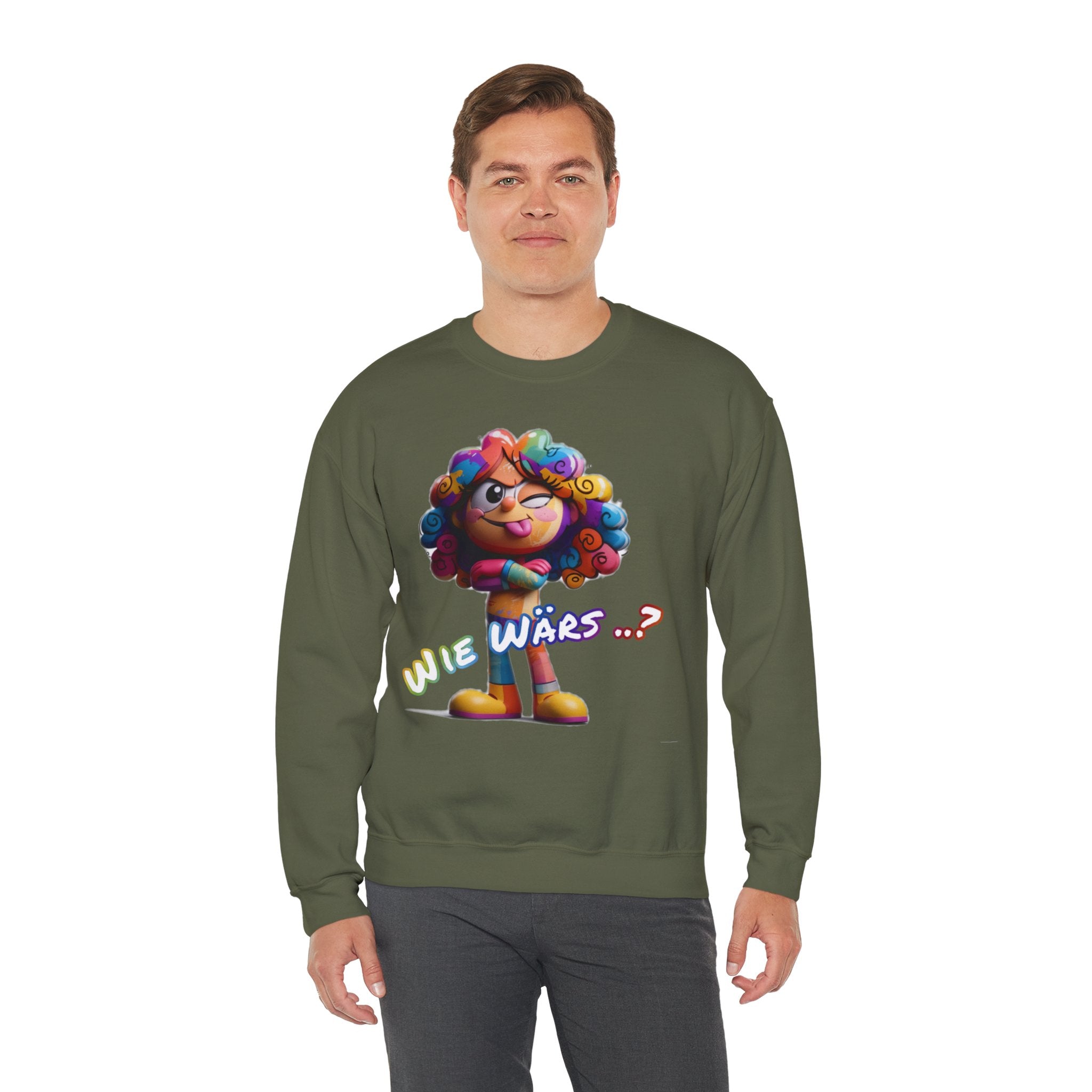 Sweatshirt „Wie wärs .. ?“ | Humor | Phönix-Potsdam®