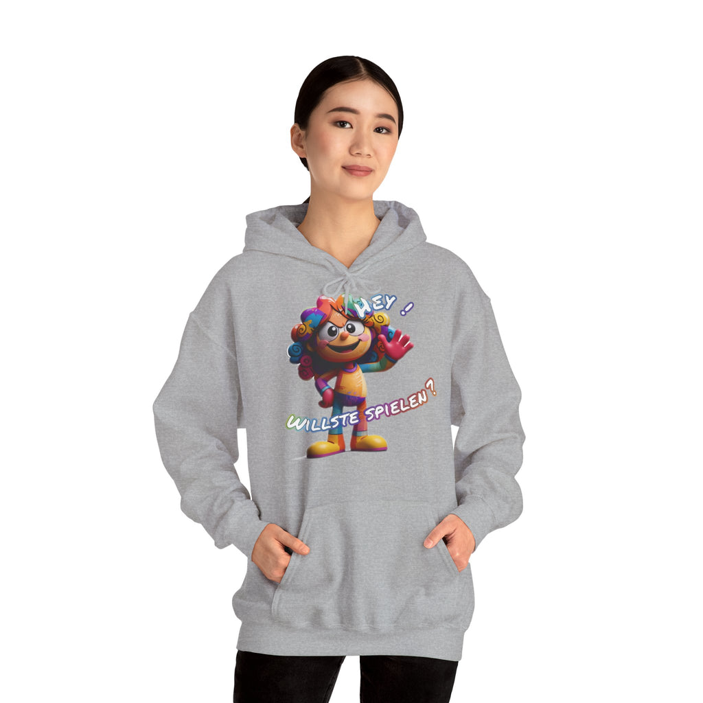 Hoodie „Hey! Willste spielen?“ | Humor | Phönix-Potsdam®