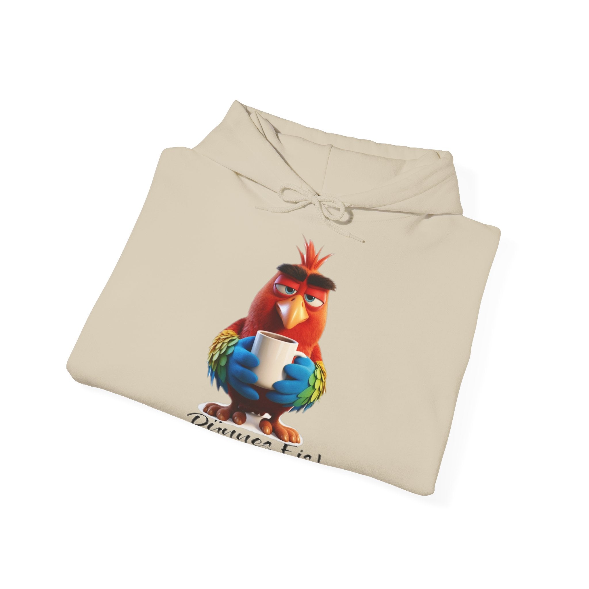 Papagei „Dünnes Eis!“ Hoodie | Humor | Phönix-Potsdam®