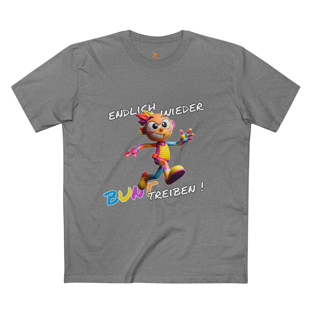 T-Shirt „Endlich wieder BUNT treiben!“ | Humor | Phönix-Potsdam®