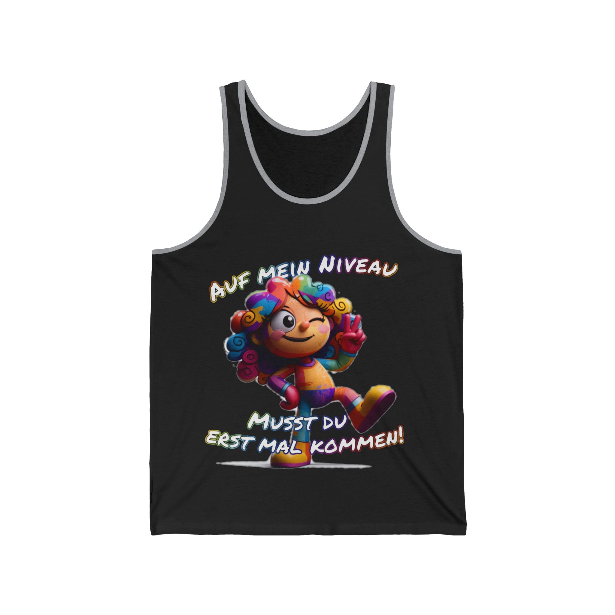„Auf mein Niveau musst du erst mal kommen!“ Tank Top | Humor | Phönix-Potsdam®