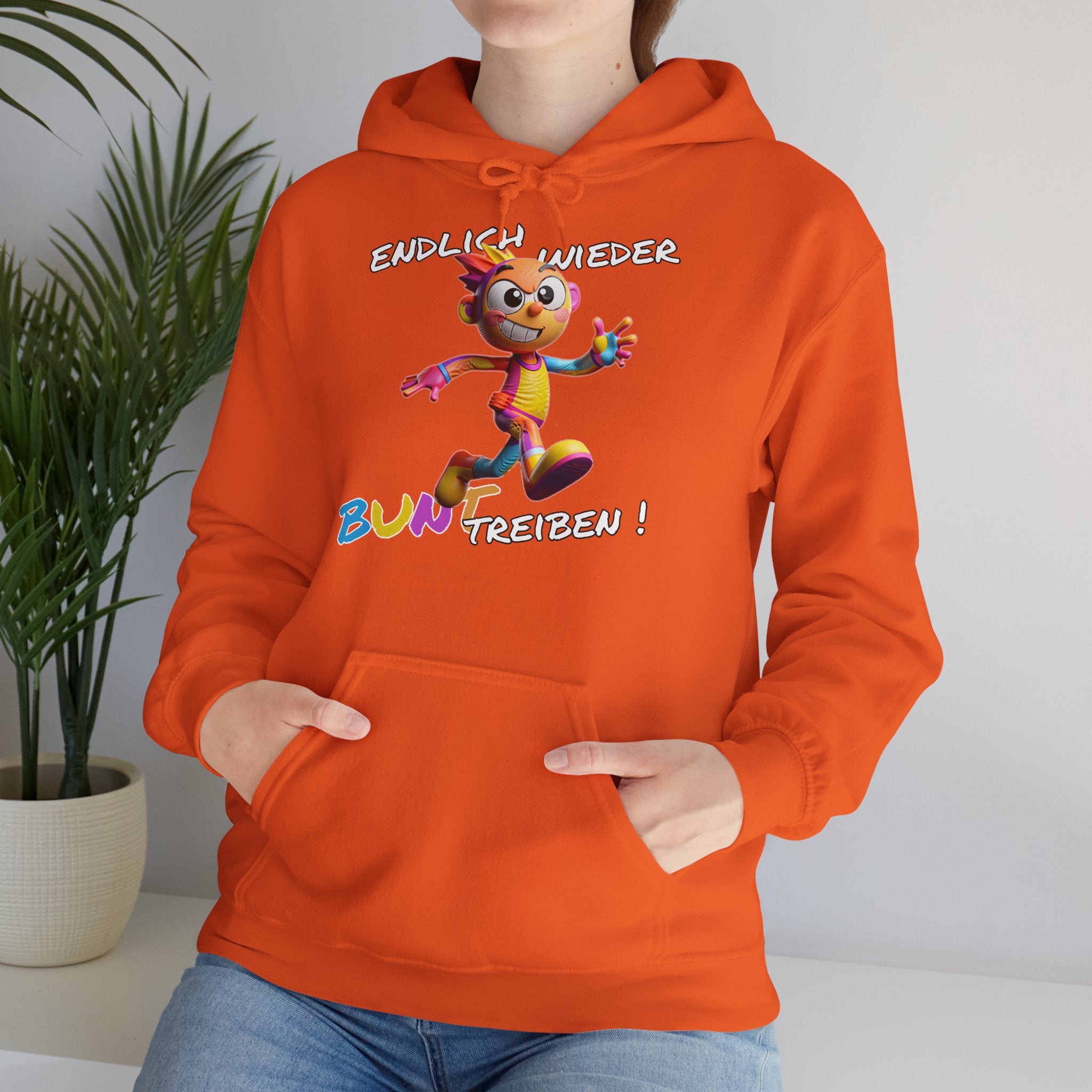 Hoodie „Endlich wieder BUNT treiben!“ | Humor | Phönix-Potsdam®