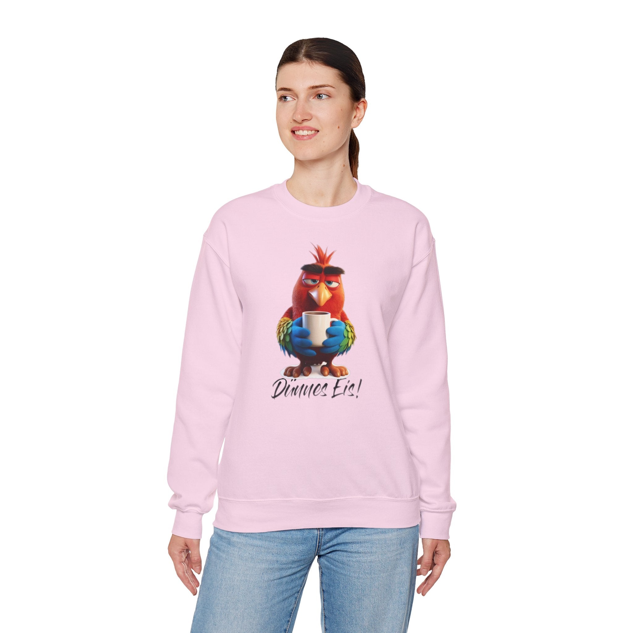 Papagei „Dünnes Eis!“ Sweatshirt | Humor | Phönix-Potsdam®