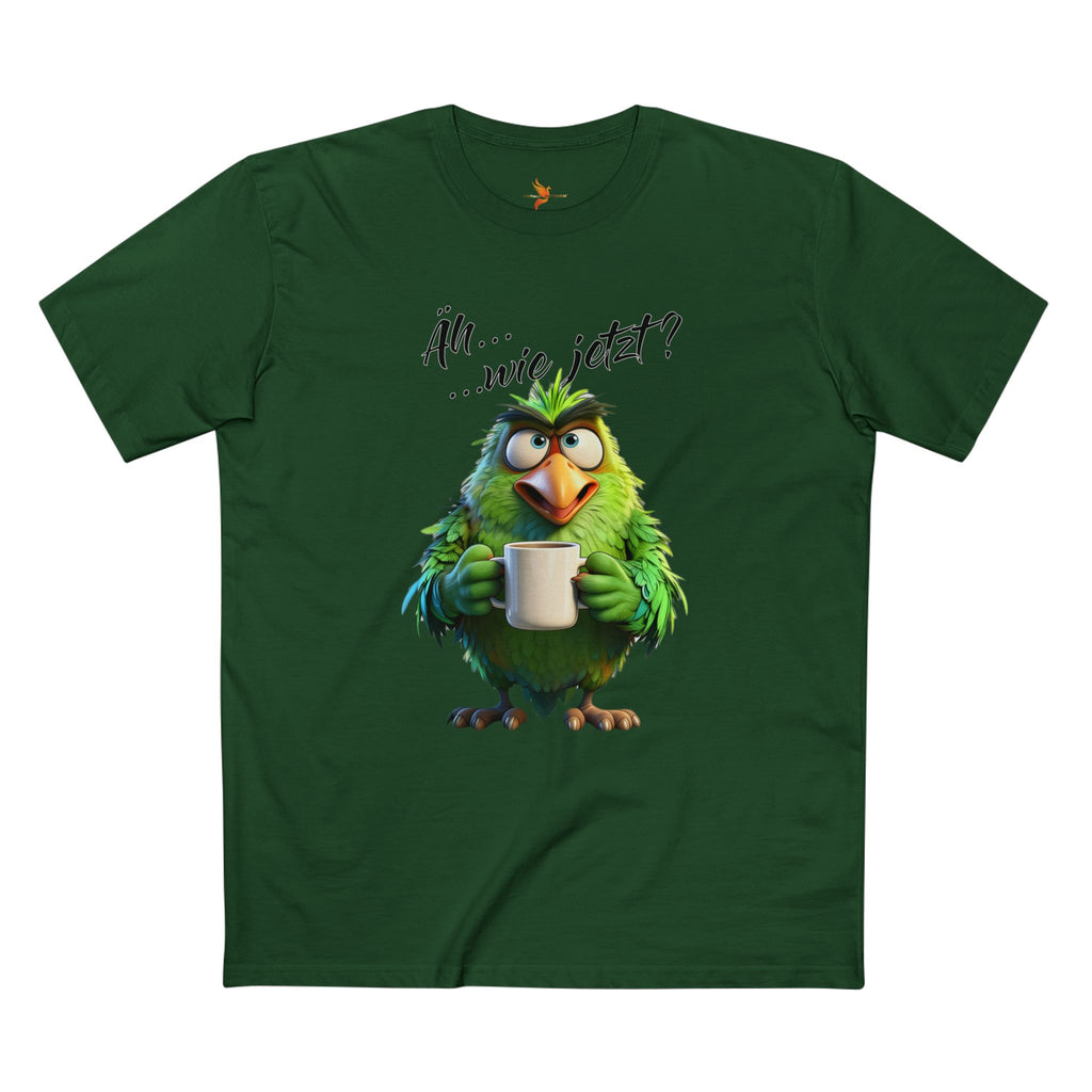 Papagei „Äh...wie jetzt?“ T-Shirt | Humor | Phönix-Potsdam®