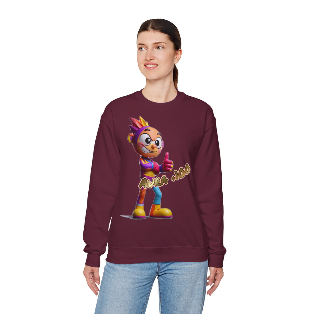 Sweatshirt „Aura +100“ | Humor | Phönix-Potsdam®