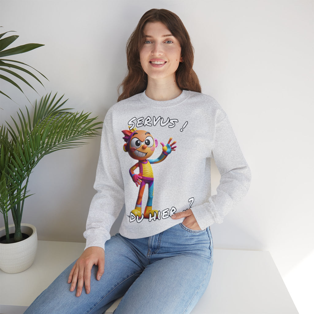 Sweatshirt „Servus! Du hier..?“ | Humor | Phönix-Potsdam®