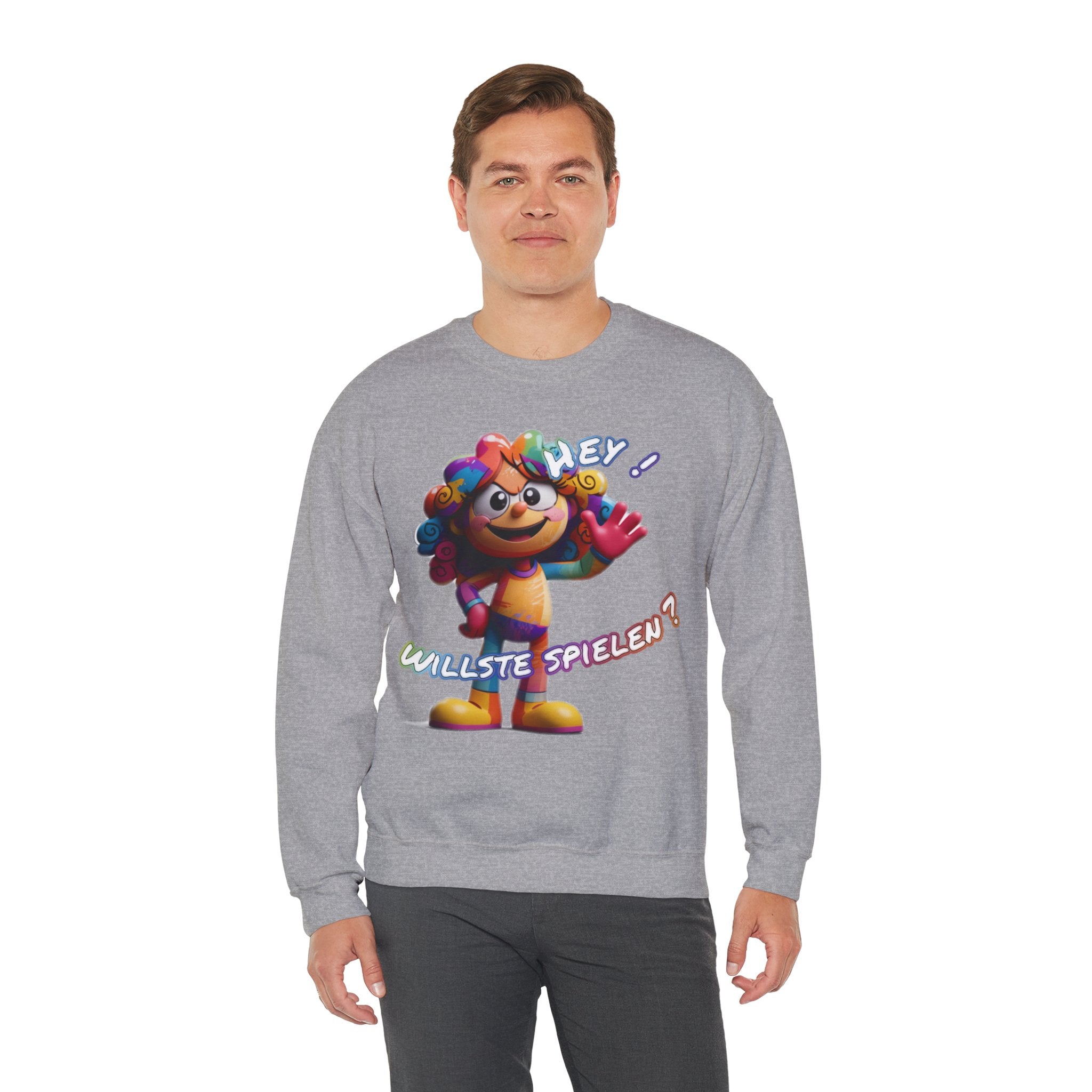 Sweatshirt „Hey! Willste spielen?“ | Humor | Phönix-Potsdam®