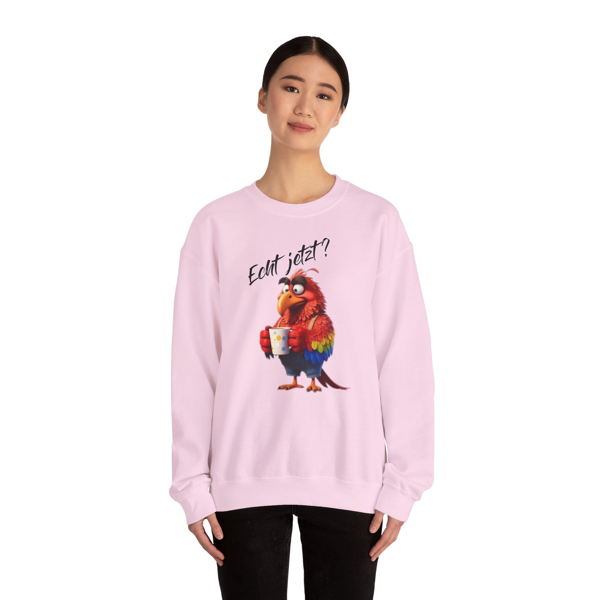 Papagei „Echt jetzt?“ Sweatshirt | Humor | Phönix-Potsdam®