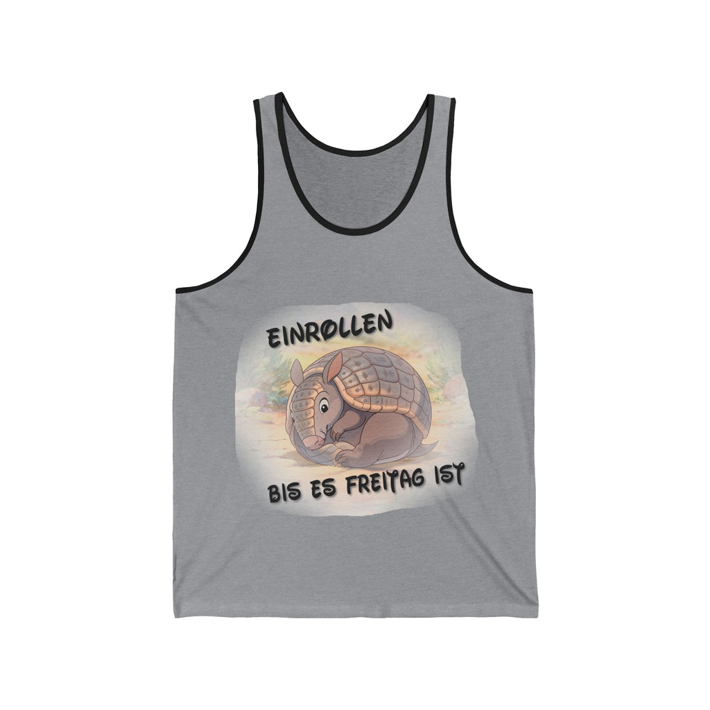 Gürteltier „Einrollen bis es Freitag ist“ Tank Top | Phönix-Potsdam®