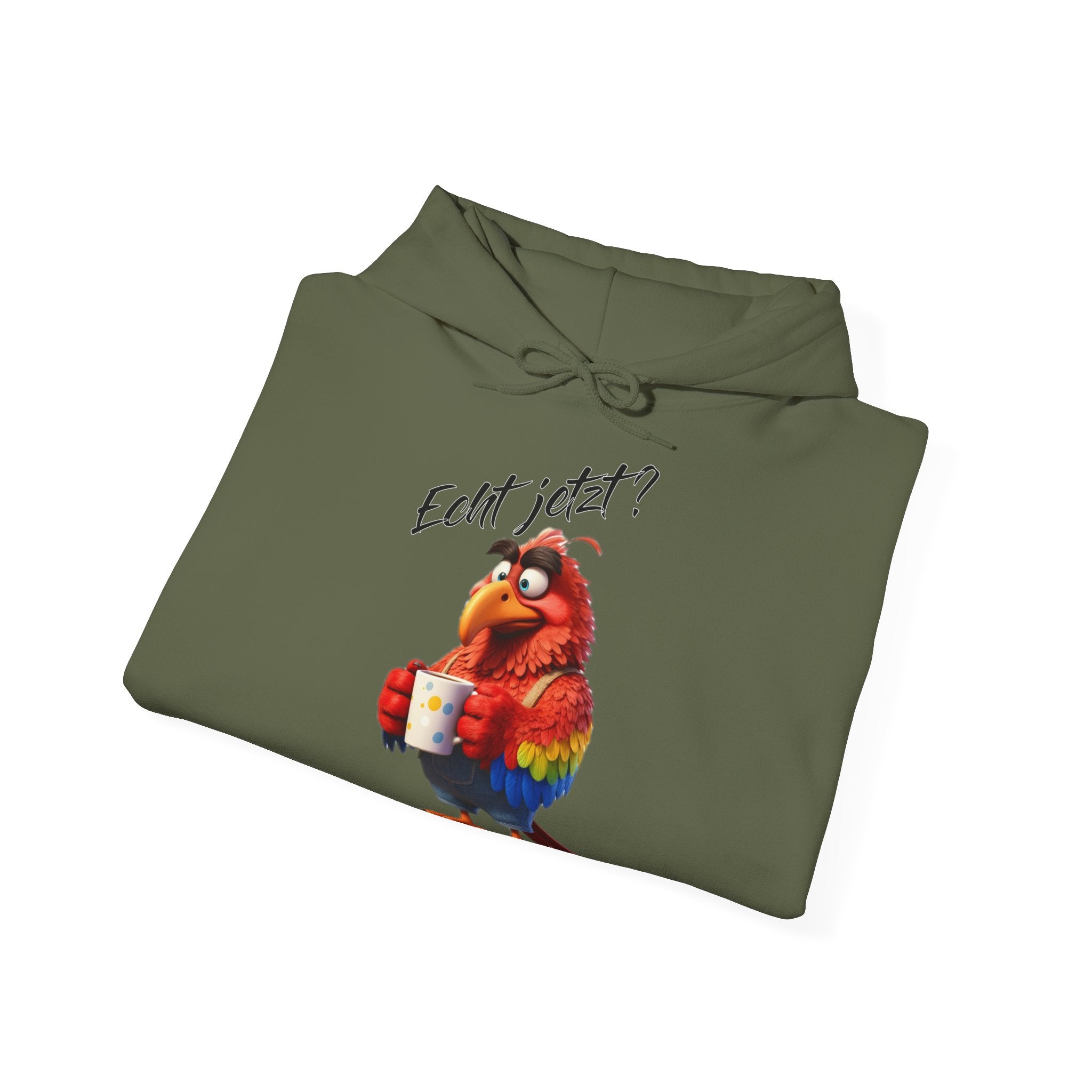 Papagei „Echt jetzt?“ Hoodie | Humor | Phönix-Potsdam®