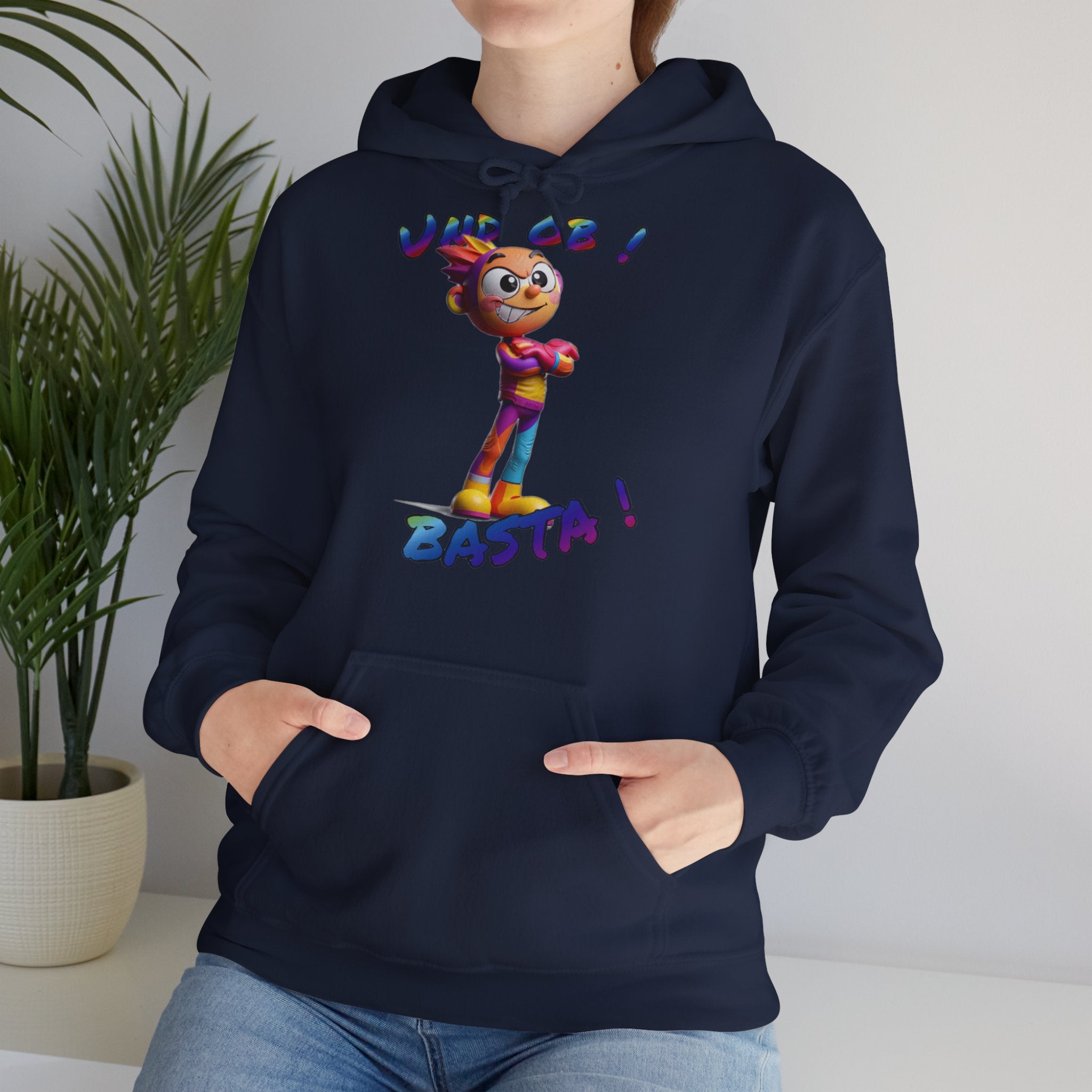 Hoodie „Und ob! Basta!“ | Humor | Phönix-Potsdam®