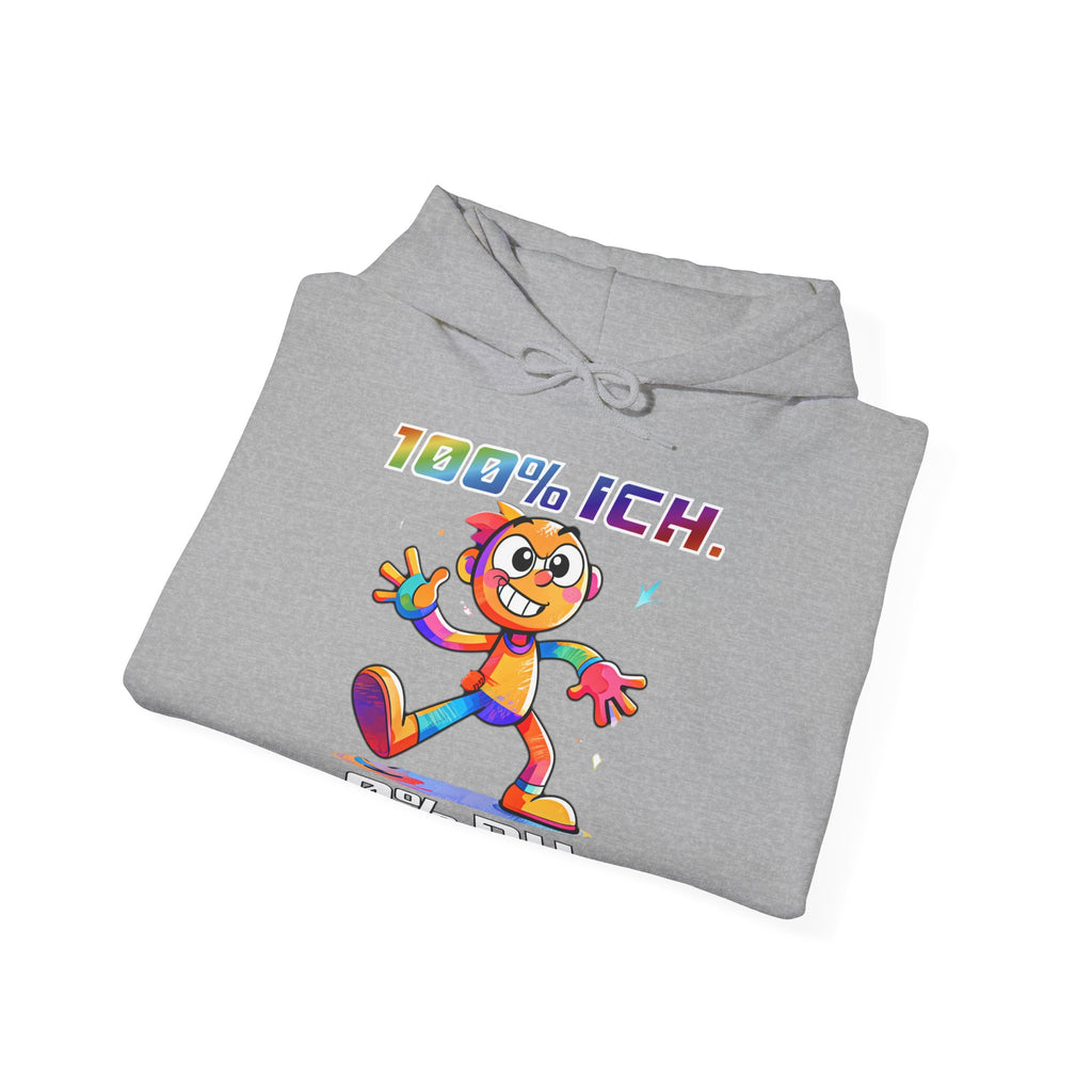 Hoodie „100 % ICH – 0 % DU“ | Humor | Phönix-Potsdam®