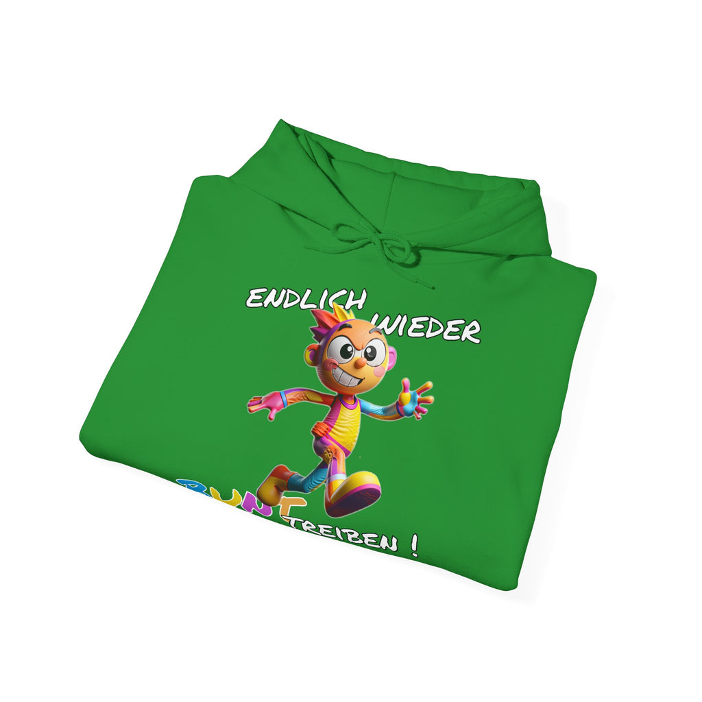 Hoodie „Endlich wieder BUNT treiben!“ | Humor | Phönix-Potsdam®