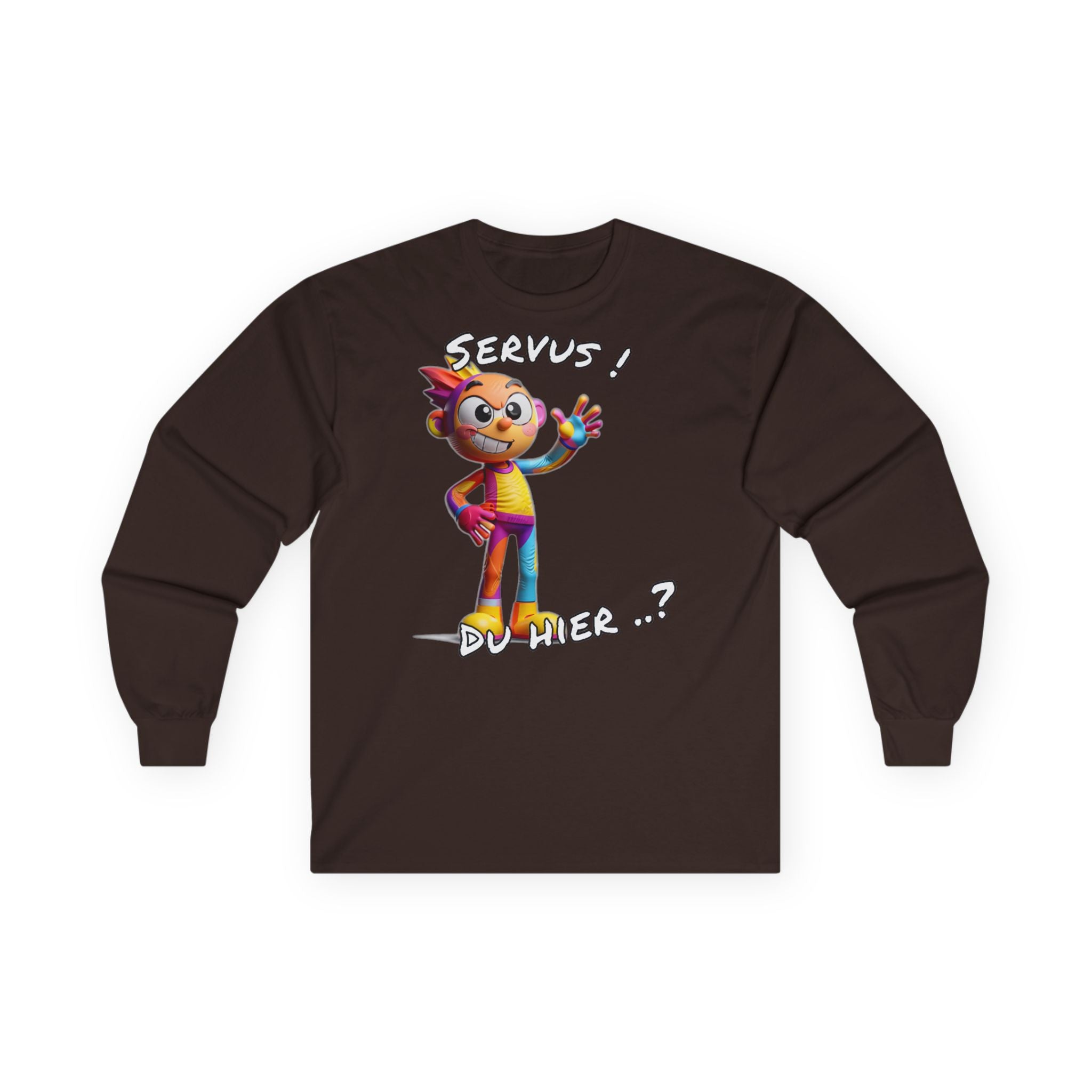 Langarmshirt „Servus! Du hier..?“ | Humor | Phönix-Potsdam®