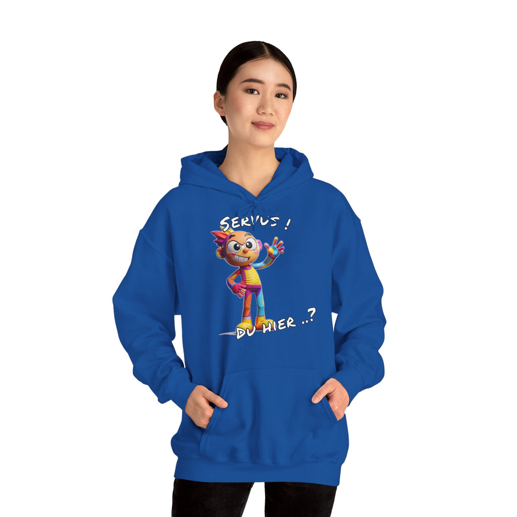 Hoodie „Servus! Du hier..?“ | Humor | Phönix-Potsdam®
