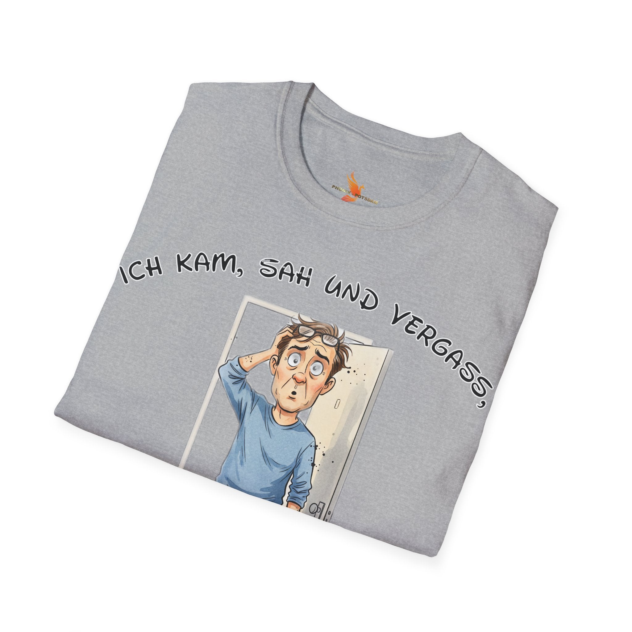 Ich kam, sah und vergaß T-Shirt | Karikatur | Phönix-Potsdam®